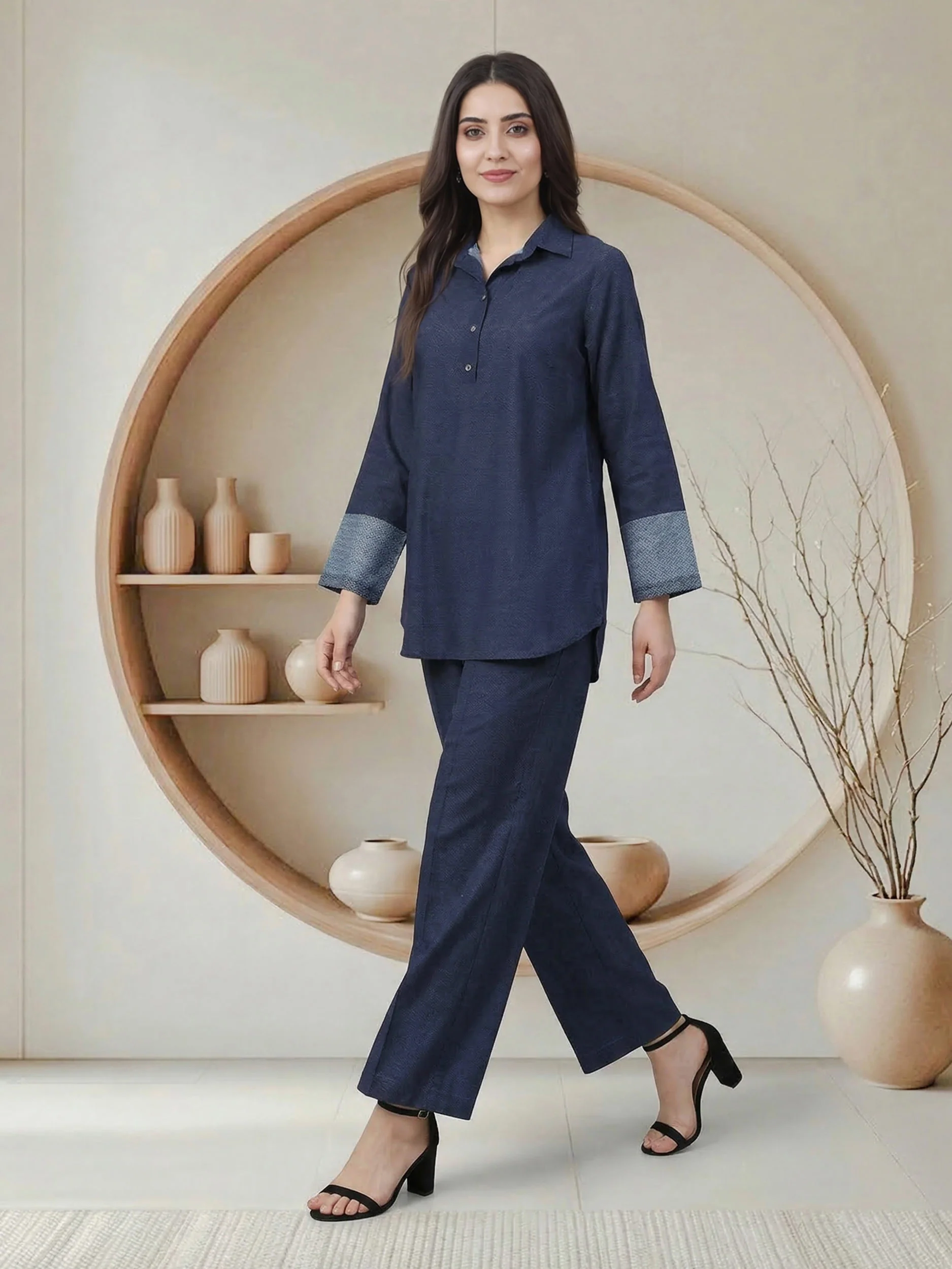 Lawn Slub Co-ord set - Image 2