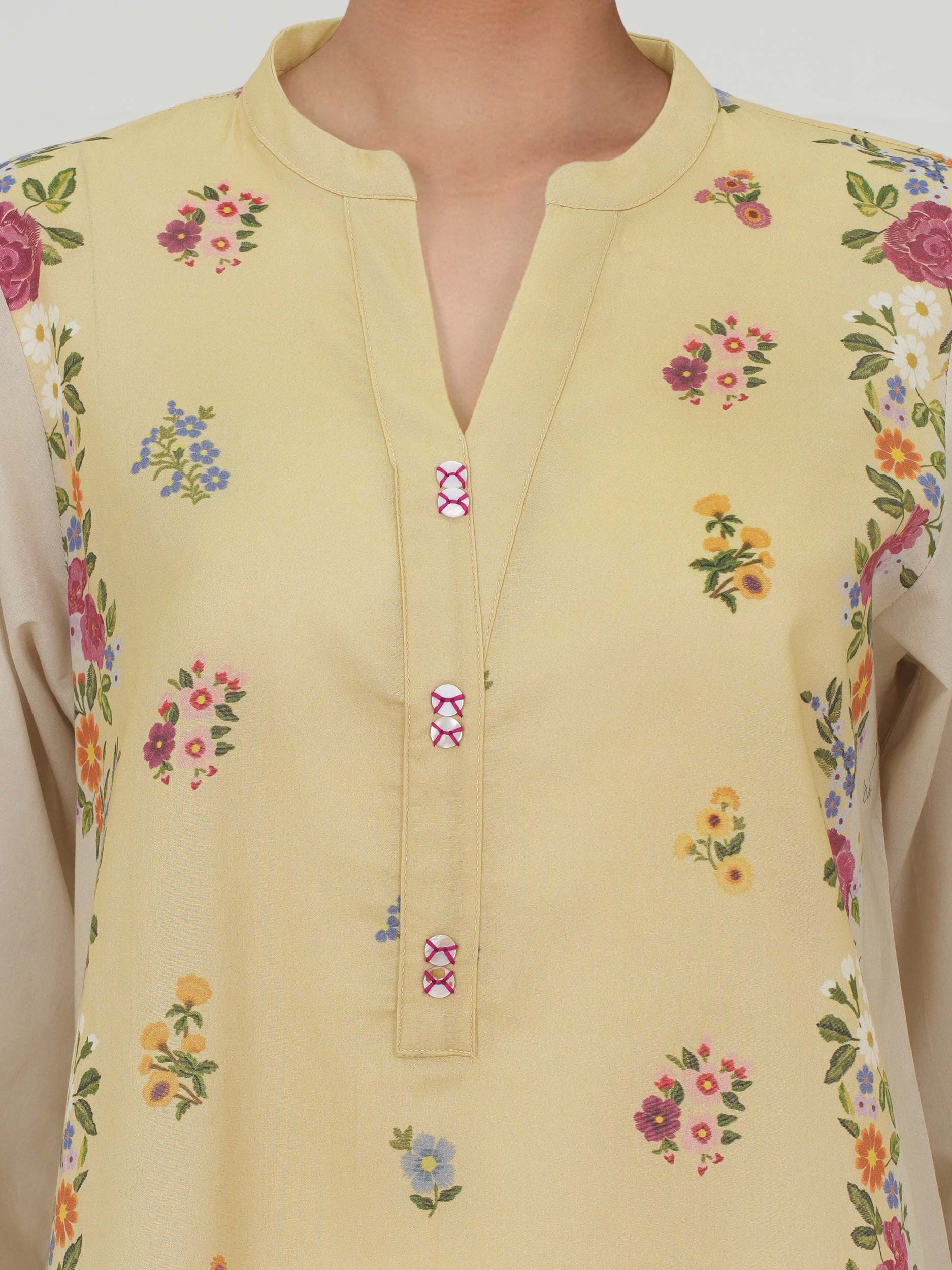 2 Piece Cambric Suit (Pret) - Image 4