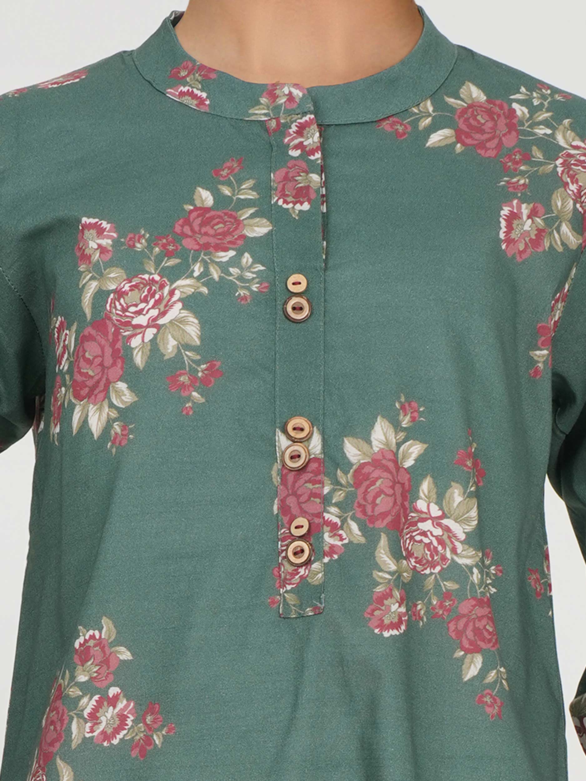 2 Piece Lawn Slub Suit (Pret) - Image 4