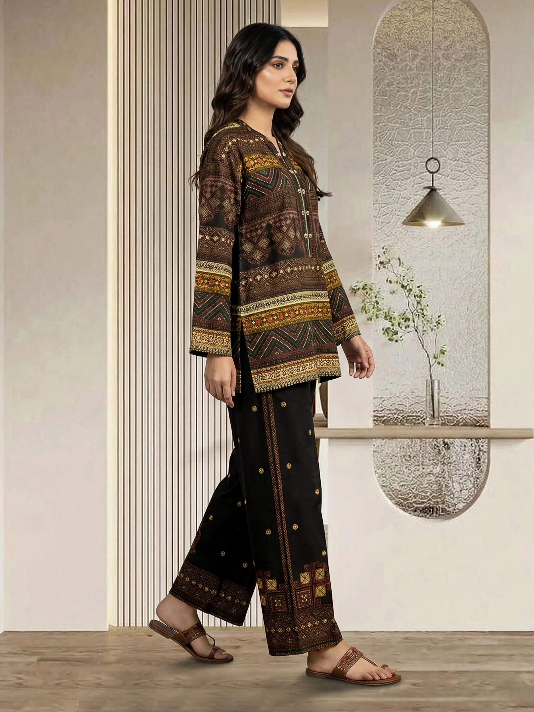 Viscose Slub Co-ord set - Image 2