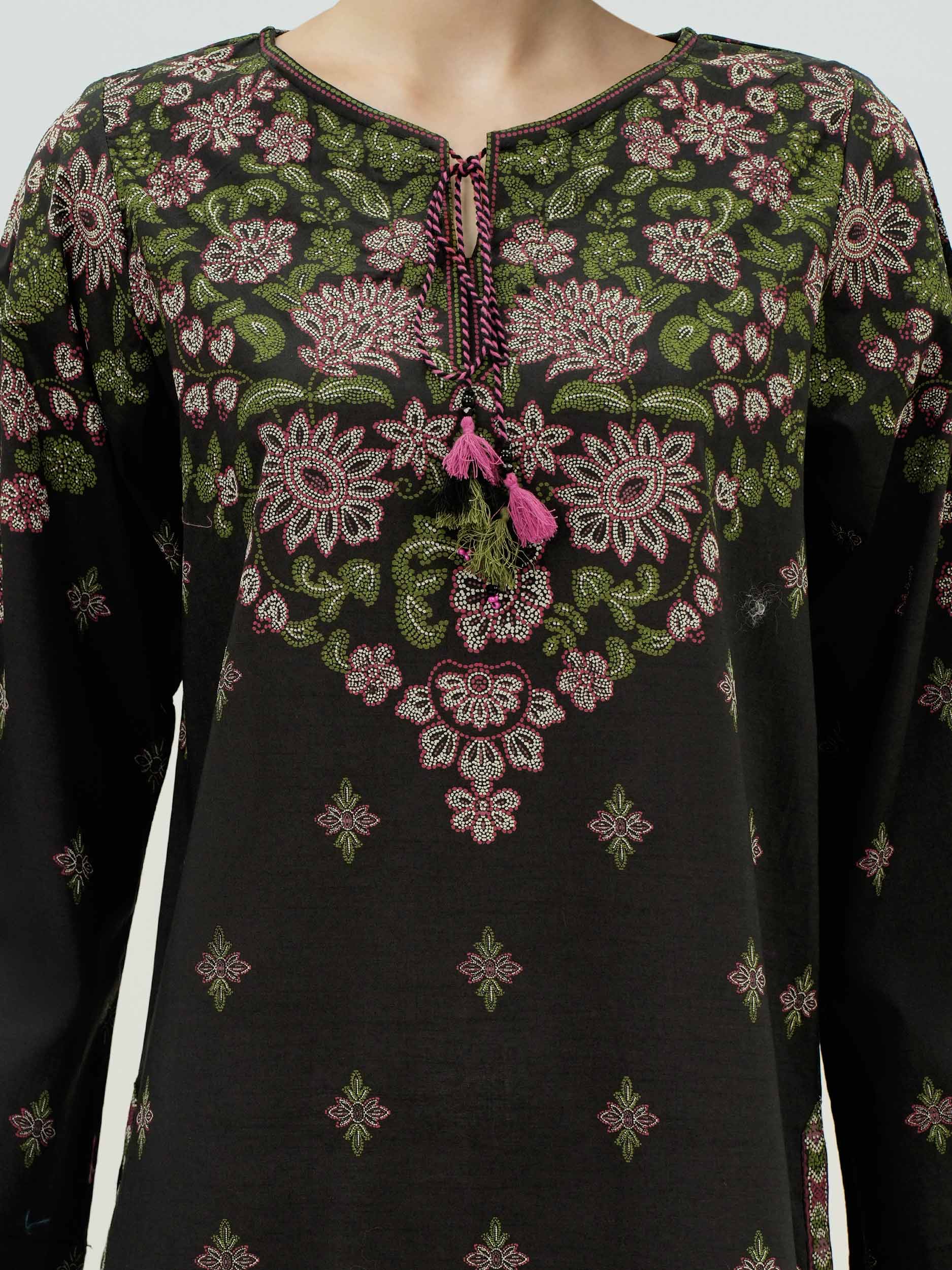 2 Piece Lawn Slub Suit (Pret) - Image 4