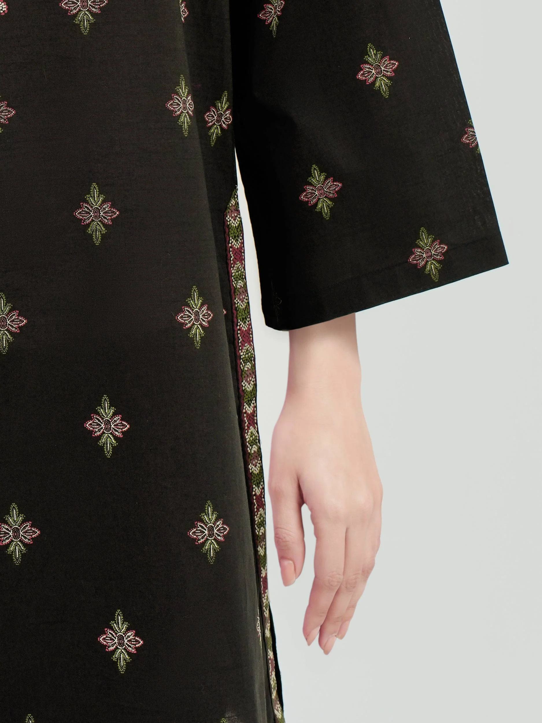 2 Piece Lawn Slub Suit (Pret) - Image 5