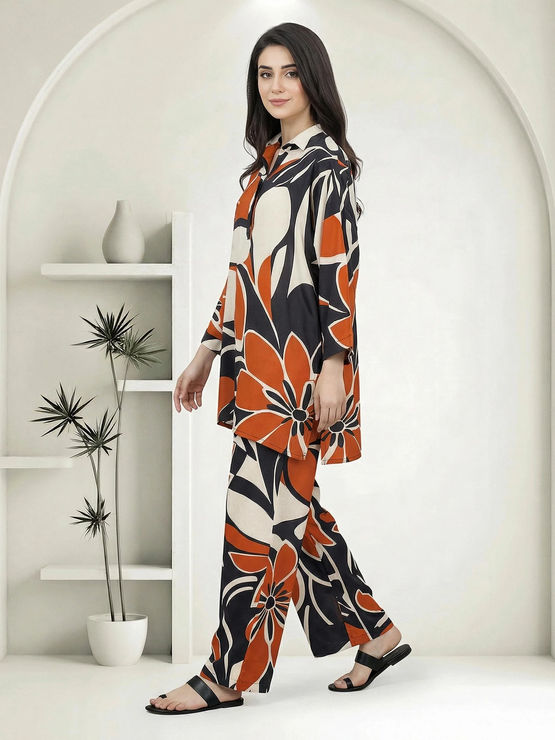 Viscose Co ord set - Image 2