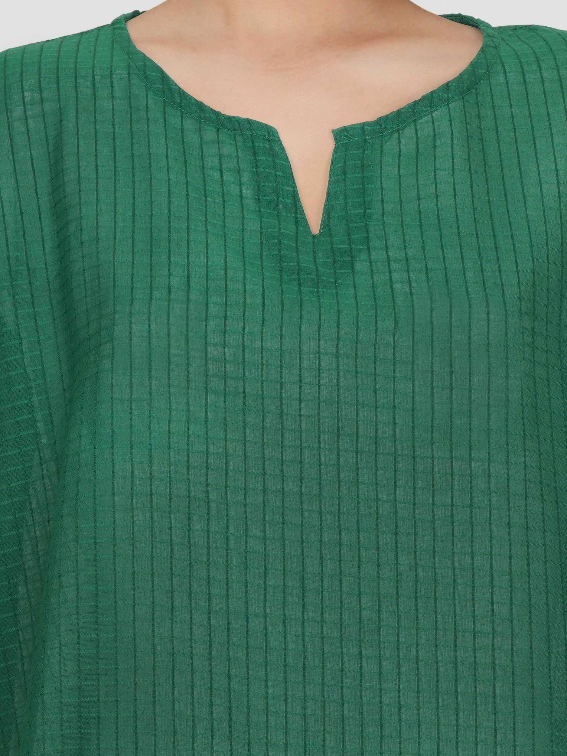 Lawn Texture Kurti- Embroidered (Pret) - Image 6