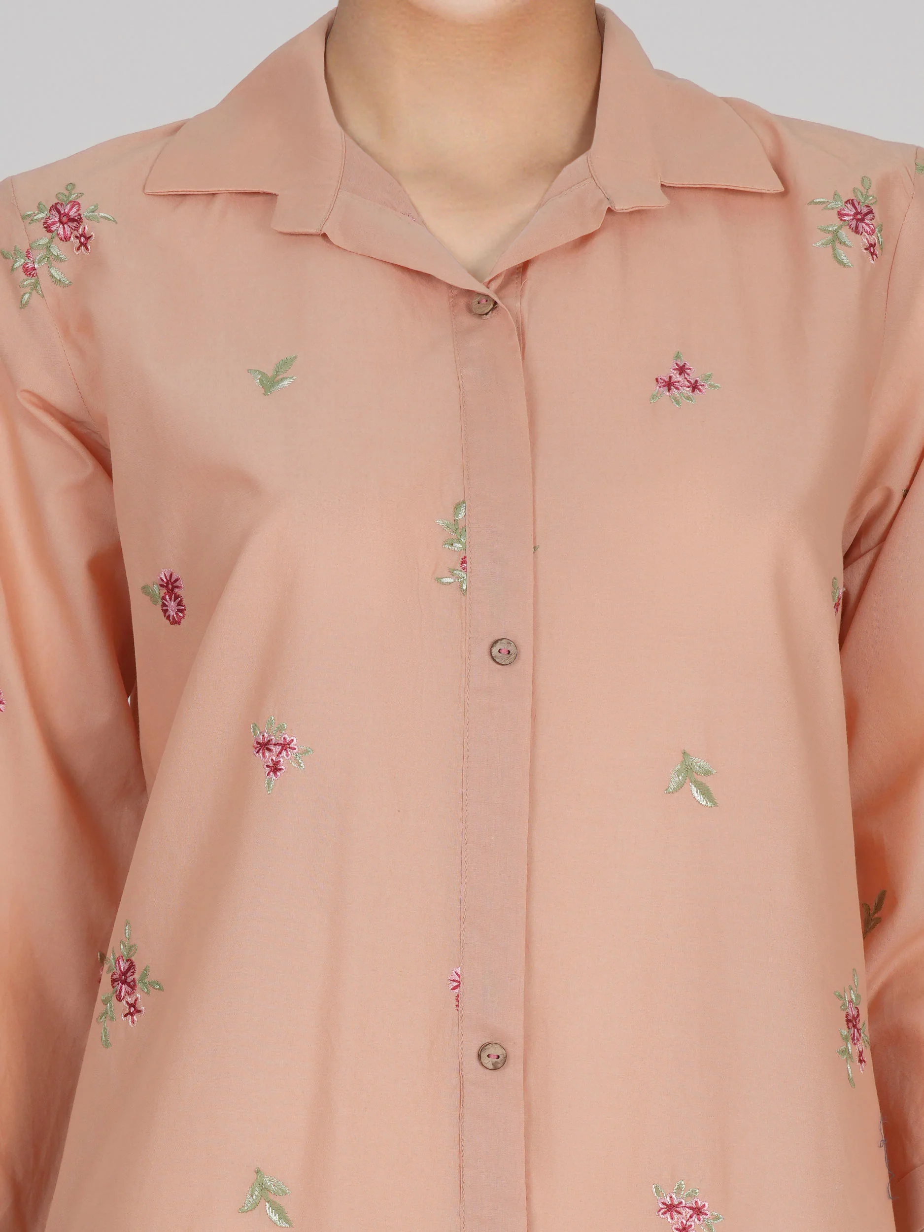 2 Piece Cambric Suit- Embroidered (Pret) - Image 6