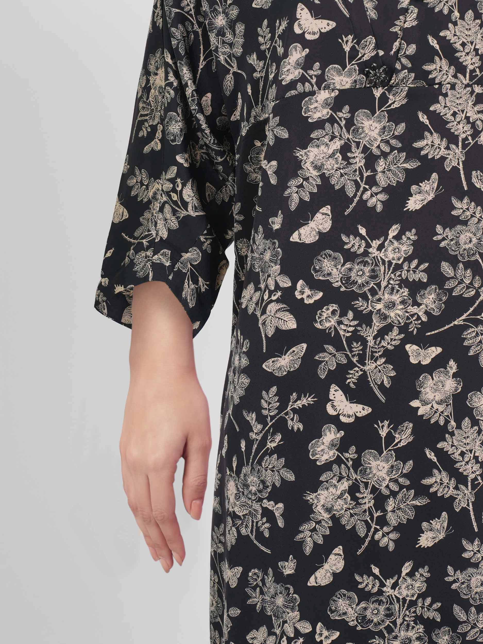 Silk Dress- Embellished (Pret) - Image 4