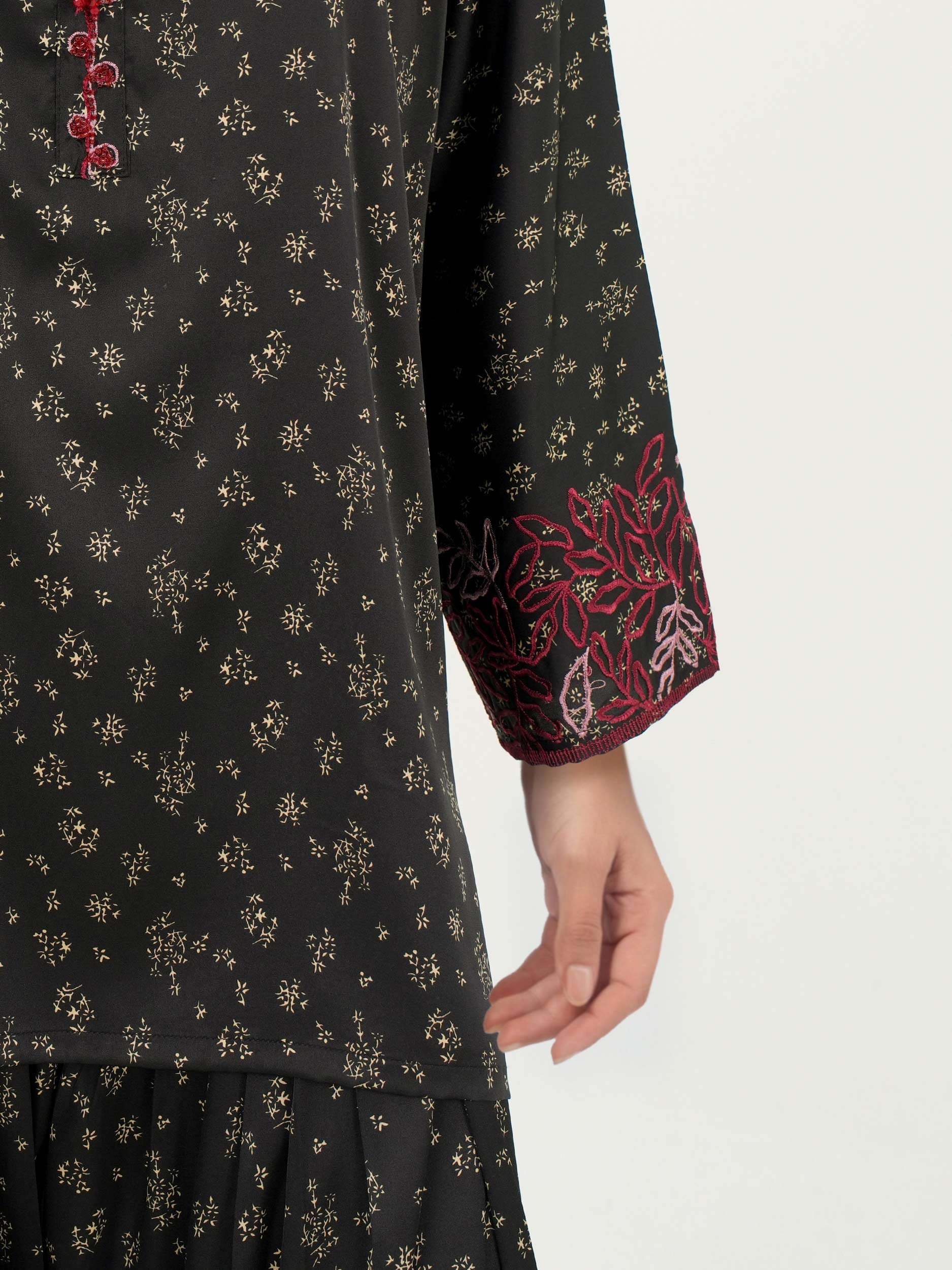 Silk Co-ord Set- Embroidered - Image 5