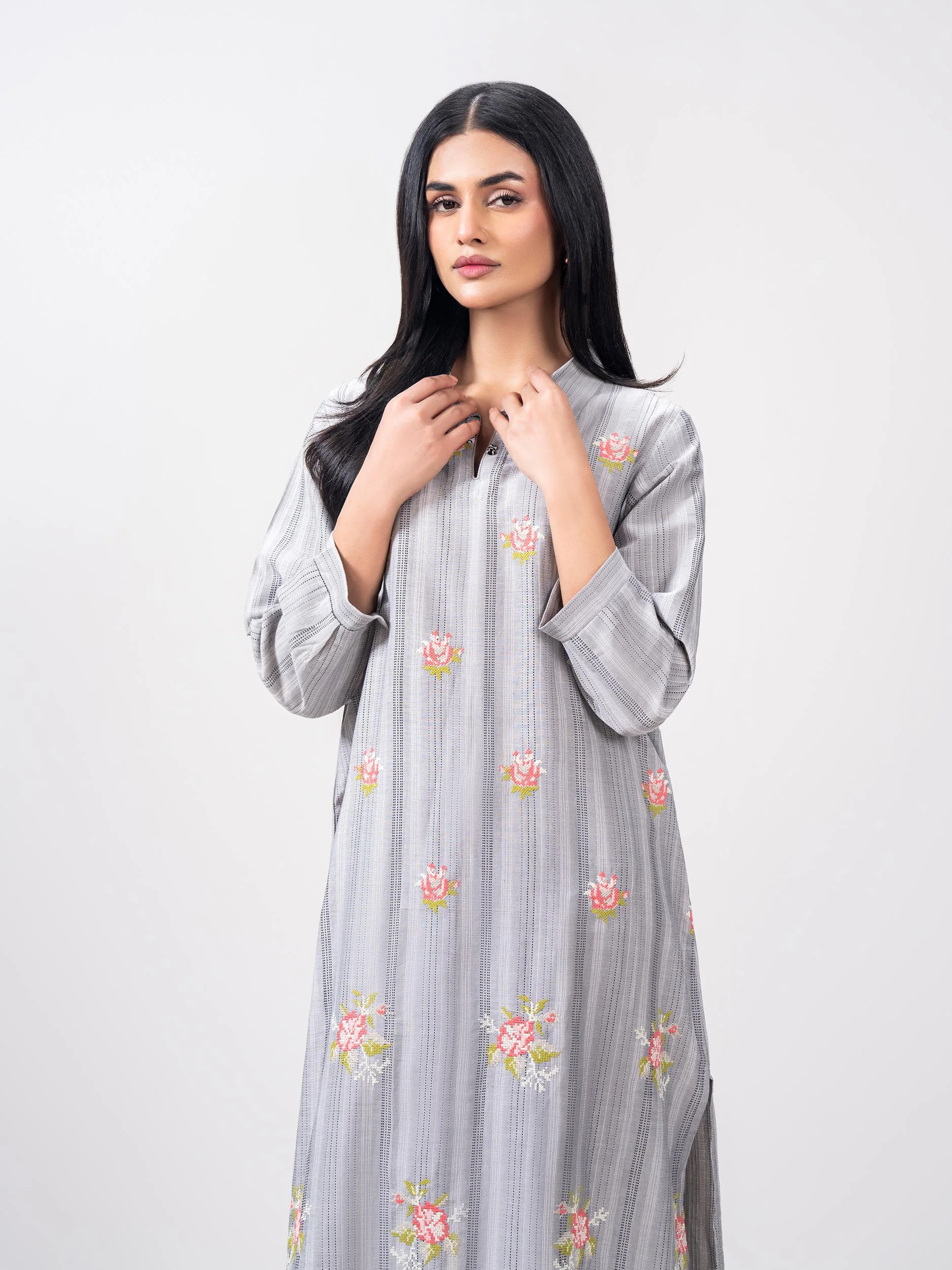 Yarn Dyed Shirt- Embroidered (Pret) - Image 6
