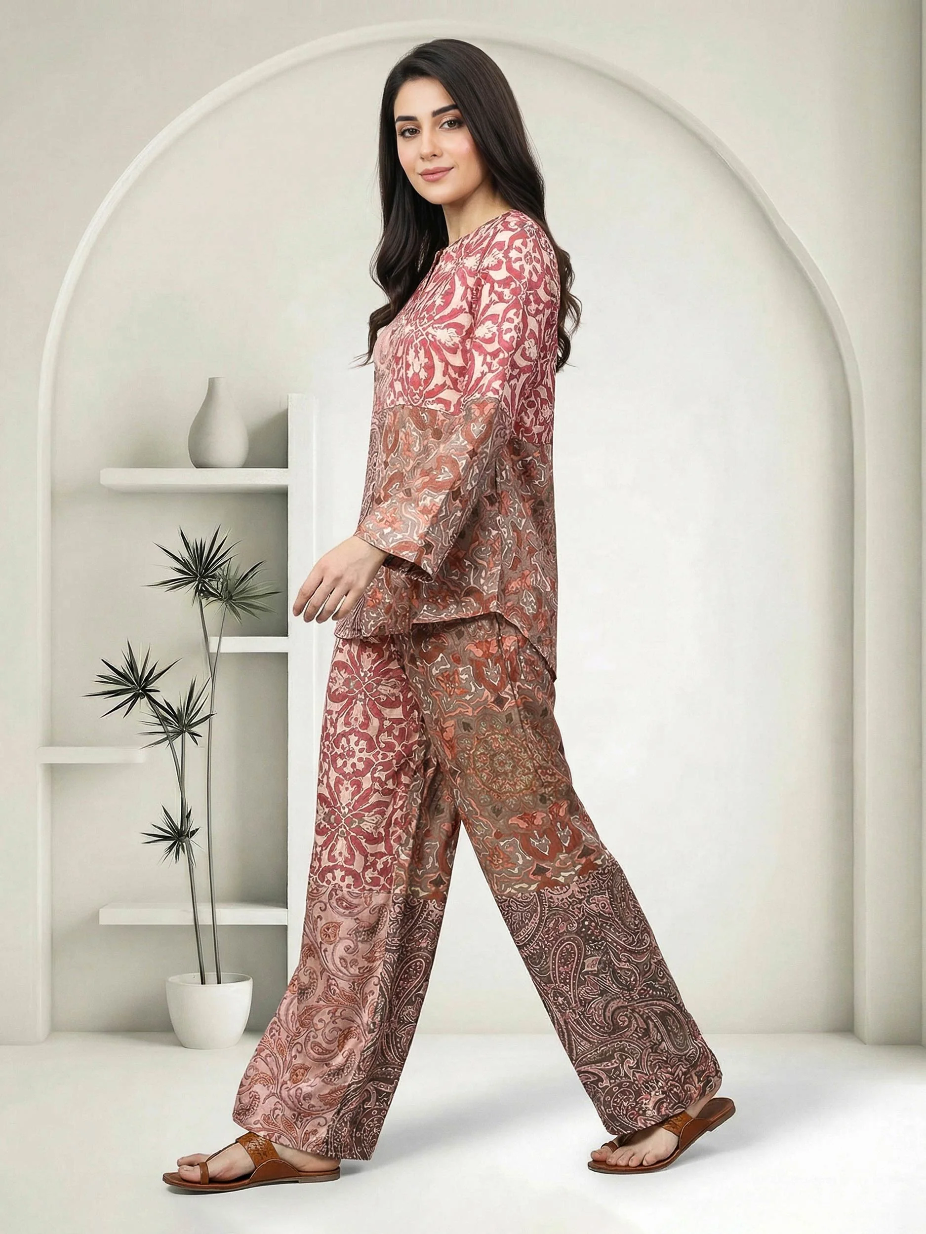 Silk Co-ord set - Image 2