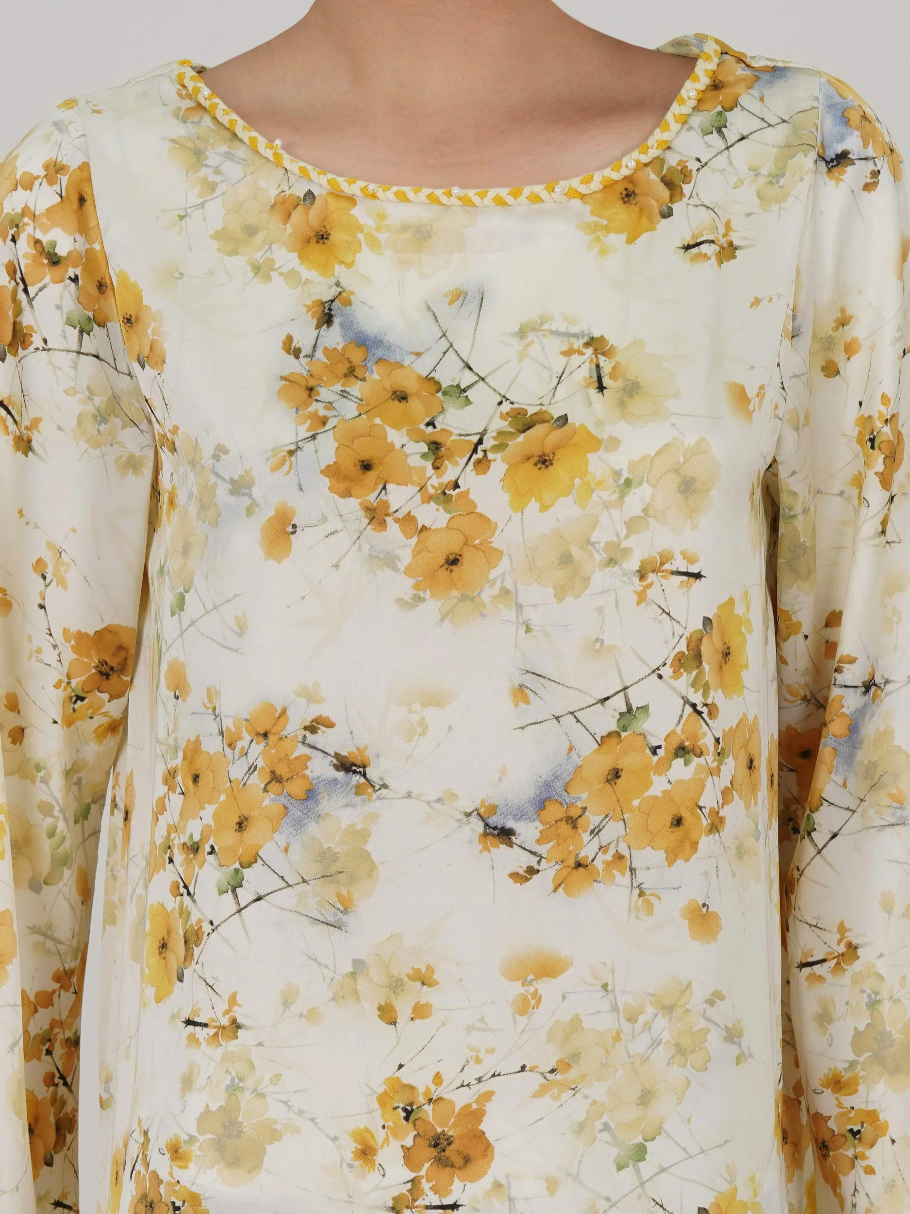 2 Piece Silk Suit (Pret) - Image 4