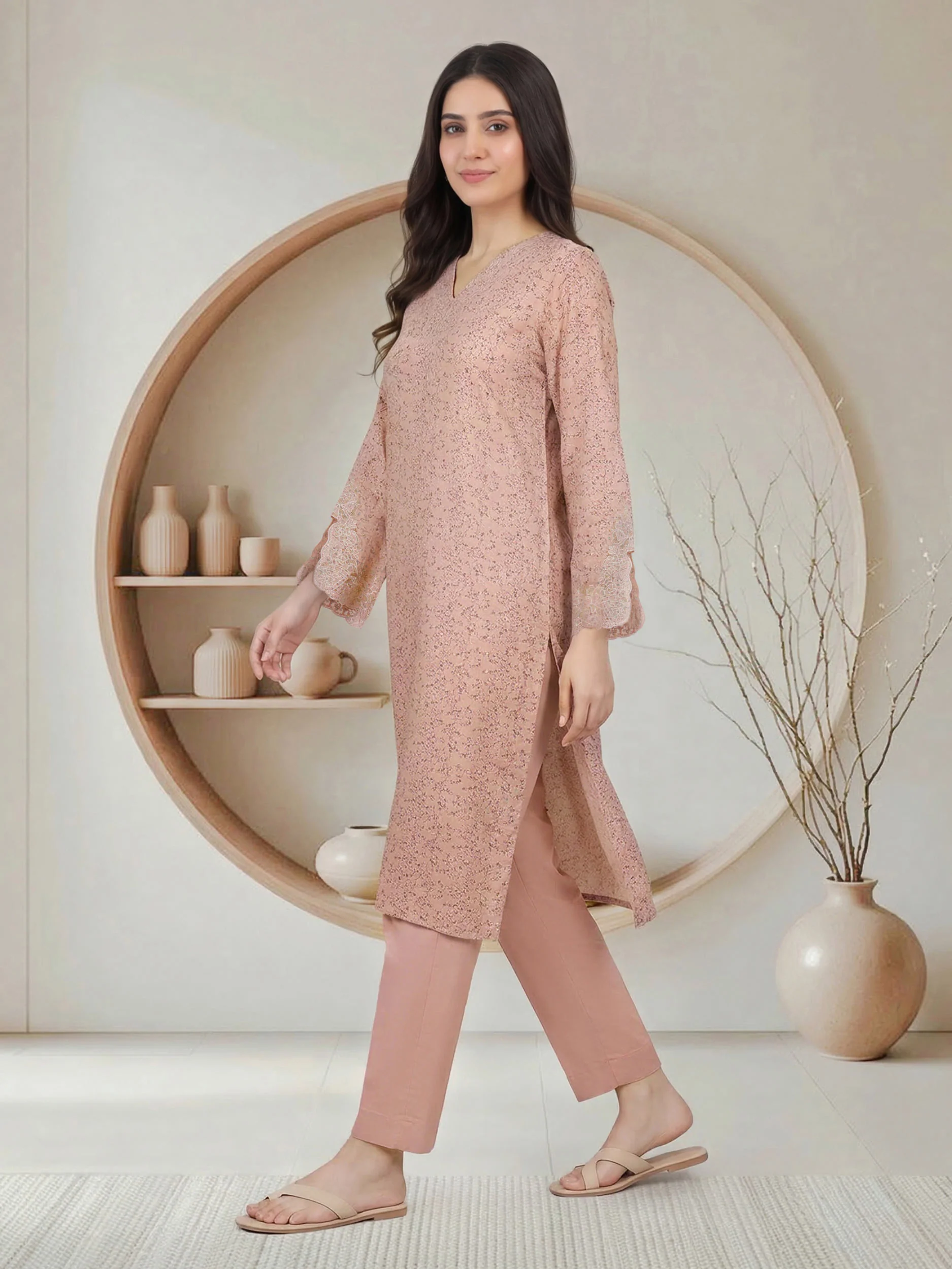 2 Piece Grip Suit- Embroidered (Pret) - Image 2