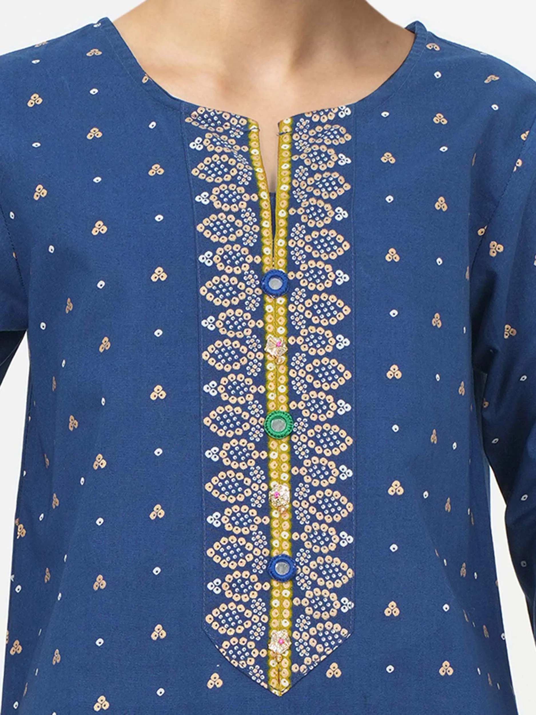 2 Piece Cambric Suit (Pret) - Image 4