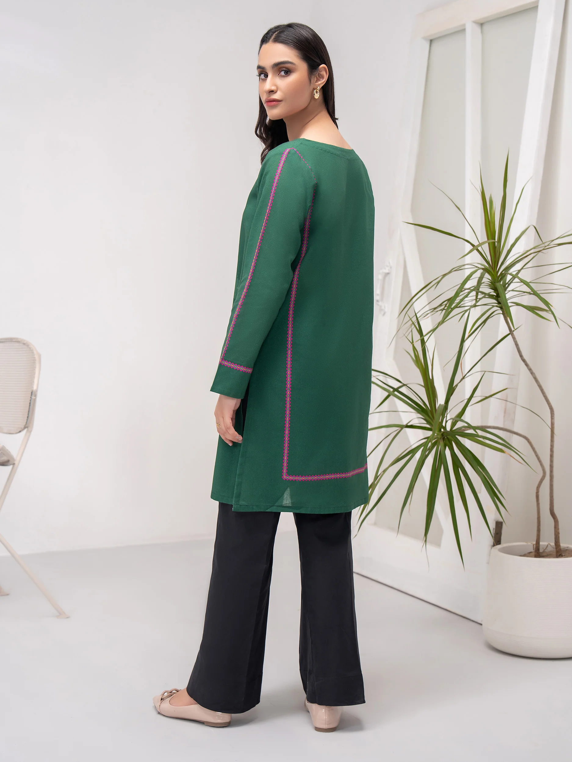 Khaddar Shirt-Printed (Unstitched) - Image 4