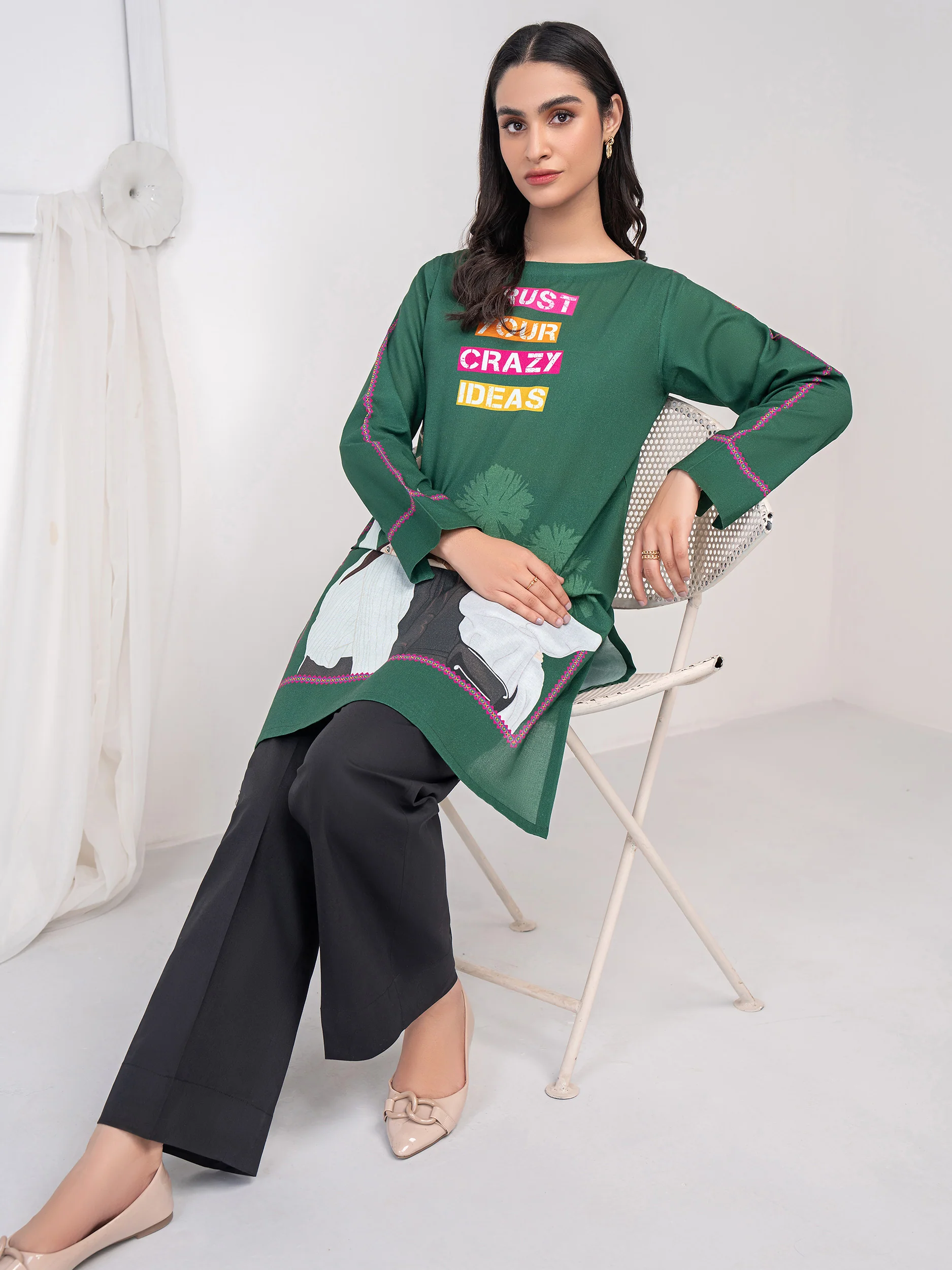 Khaddar Shirt-Printed (Unstitched) - Image 6