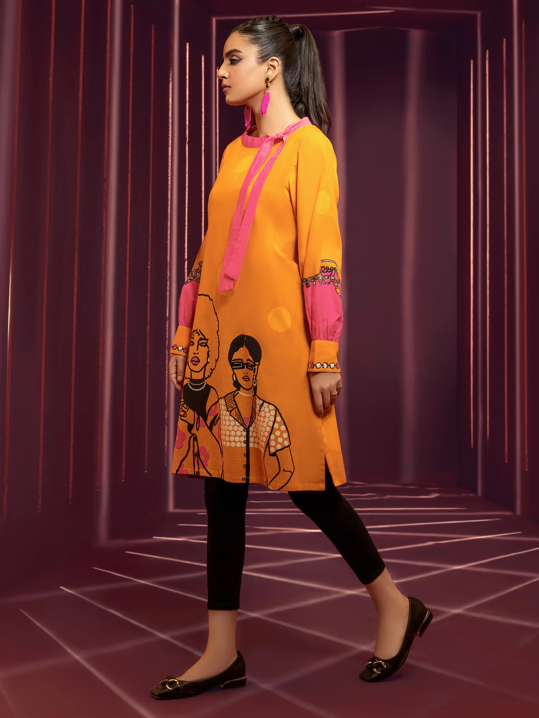 Khaddar Shirt-Printed(Unstitched) - Image 3