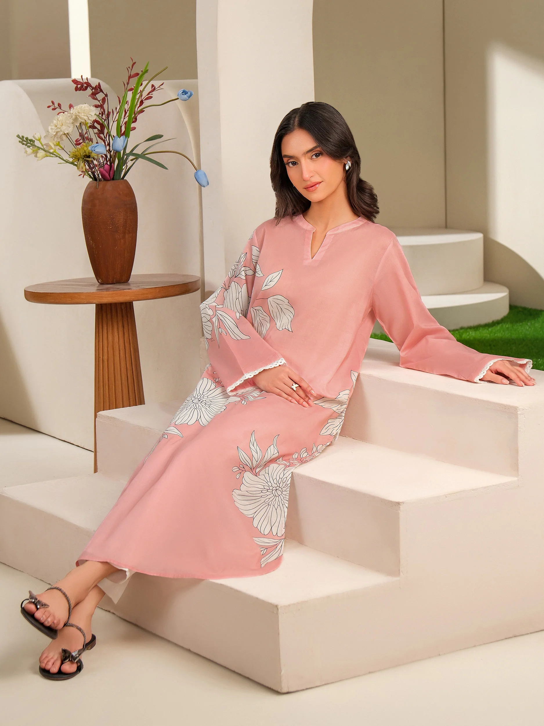 Lawn Shirt-Printed (Unstitched) - Image 3
