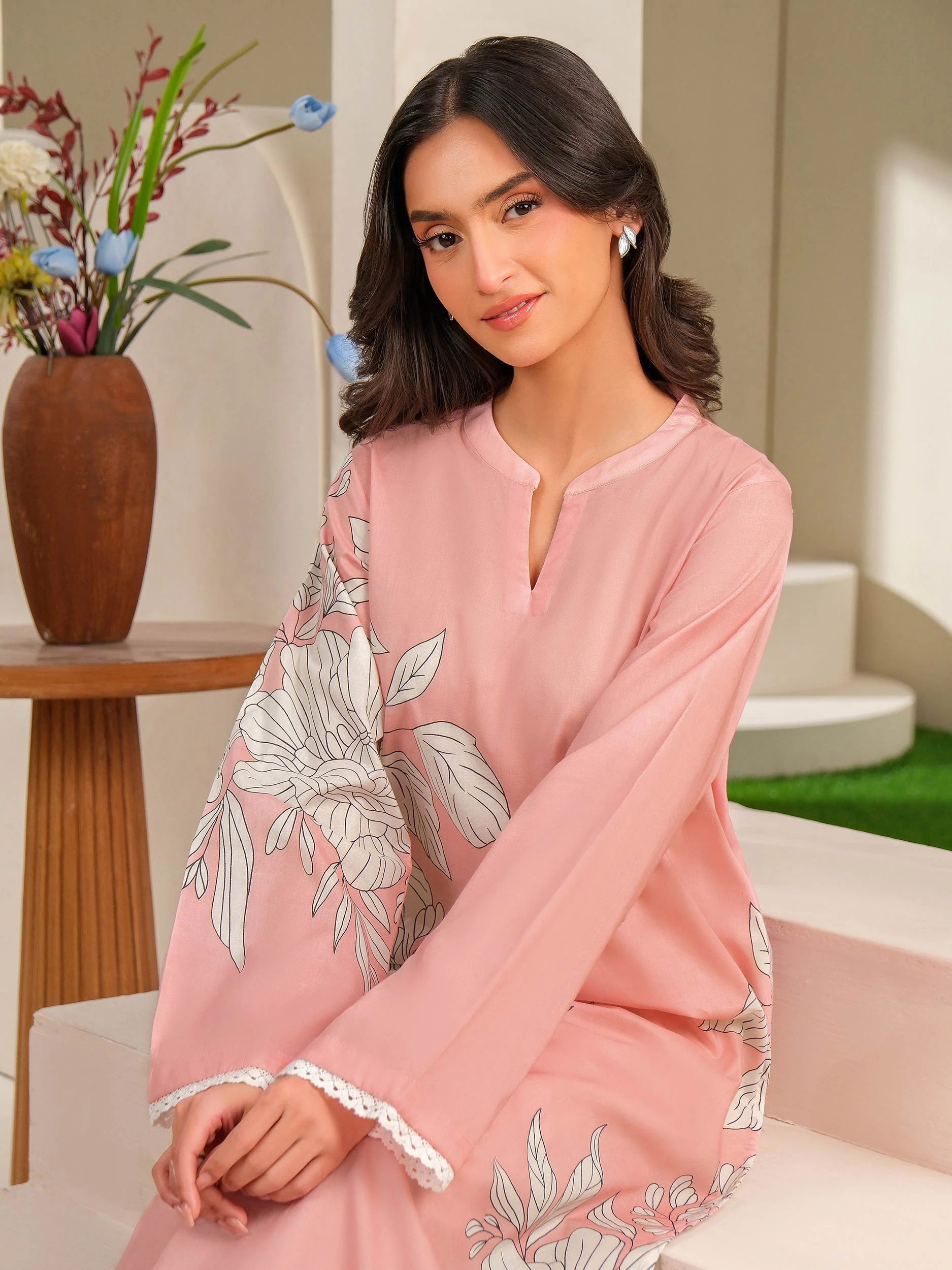 Lawn Shirt-Printed (Unstitched) - Image 6