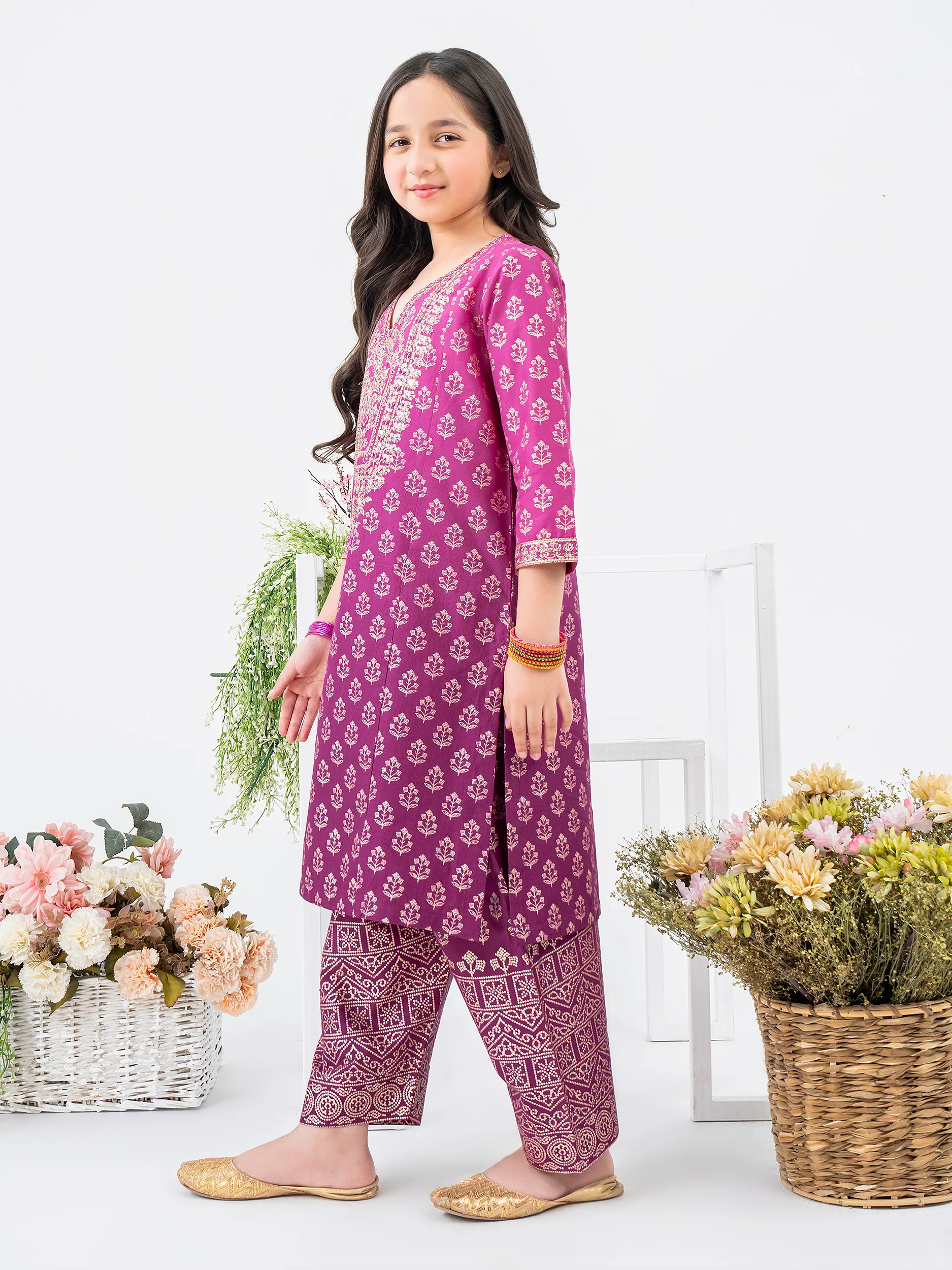 2 Piece Lawn Suit-Embroidered - Image 3