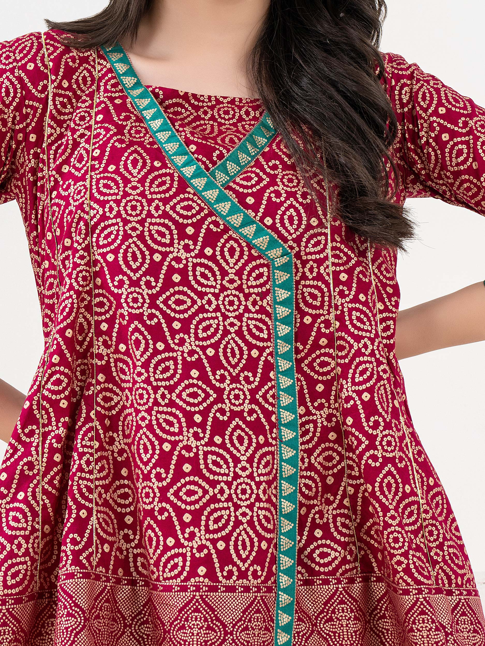 2 Piece Lawn Suit-Paste Print - Image 6