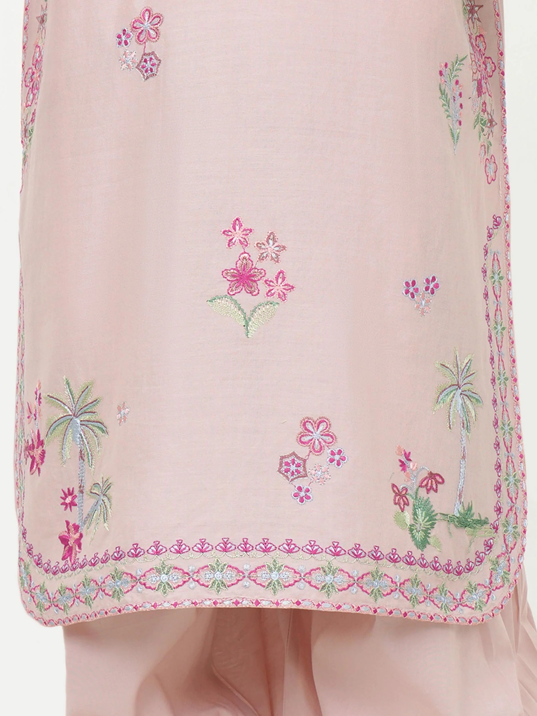 2 Piece Dobby Suit- Embroidered (Pret) - Image 4