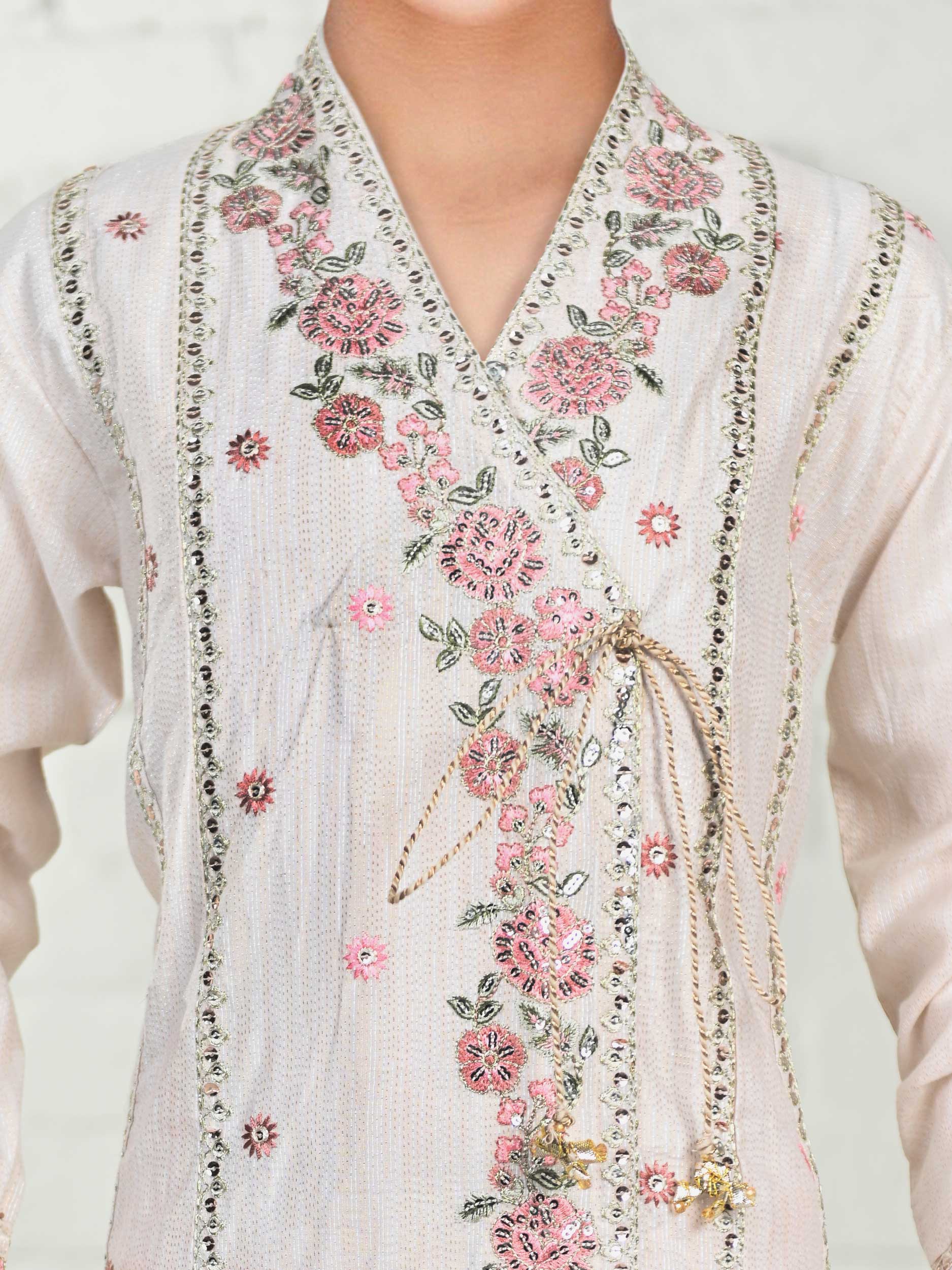 2 Piece Missouri Suit- Embroidered (Pret) - Image 3