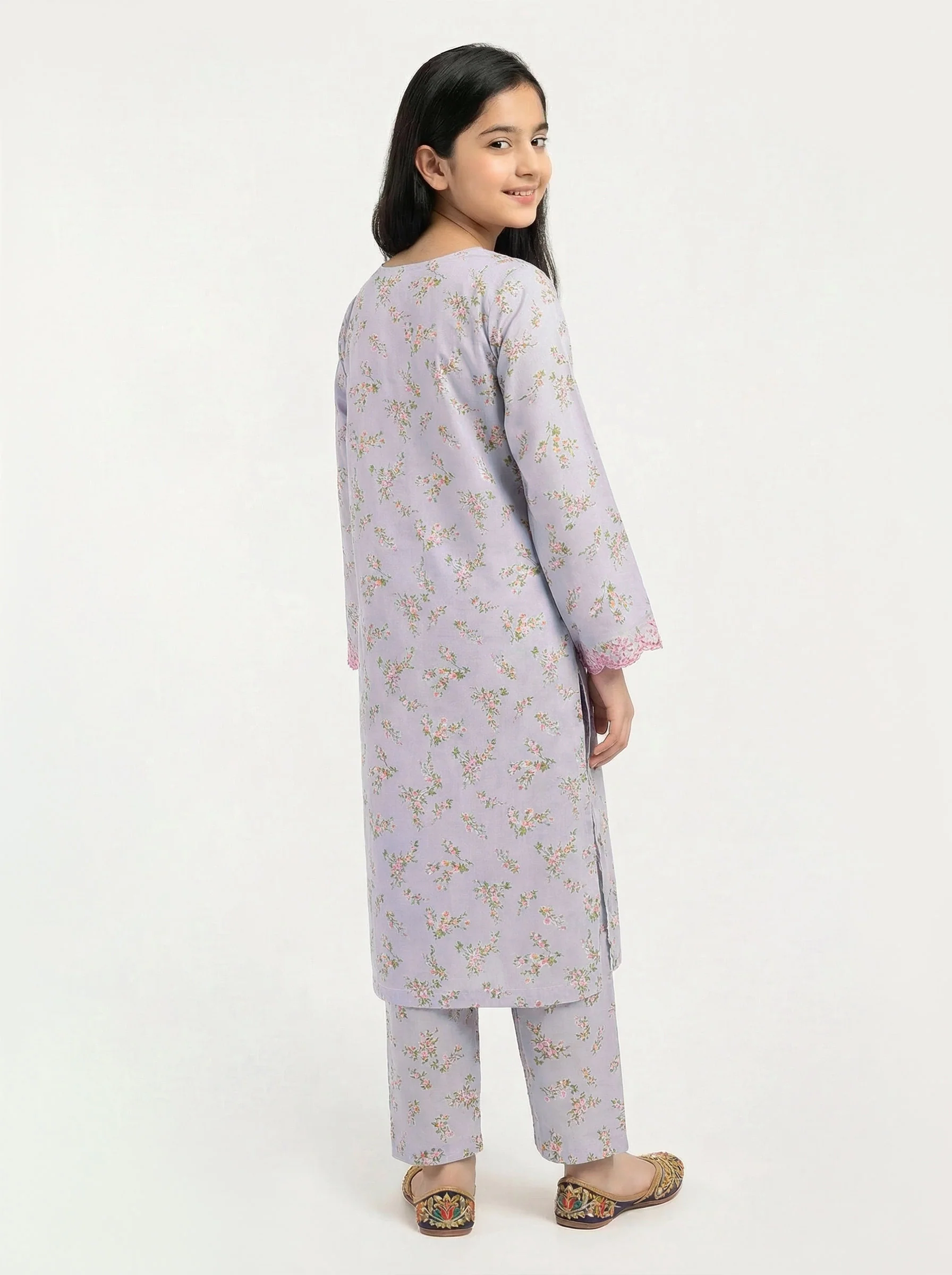 2 Piece Viscose Suit- Embroidered (Pret) - Image 2