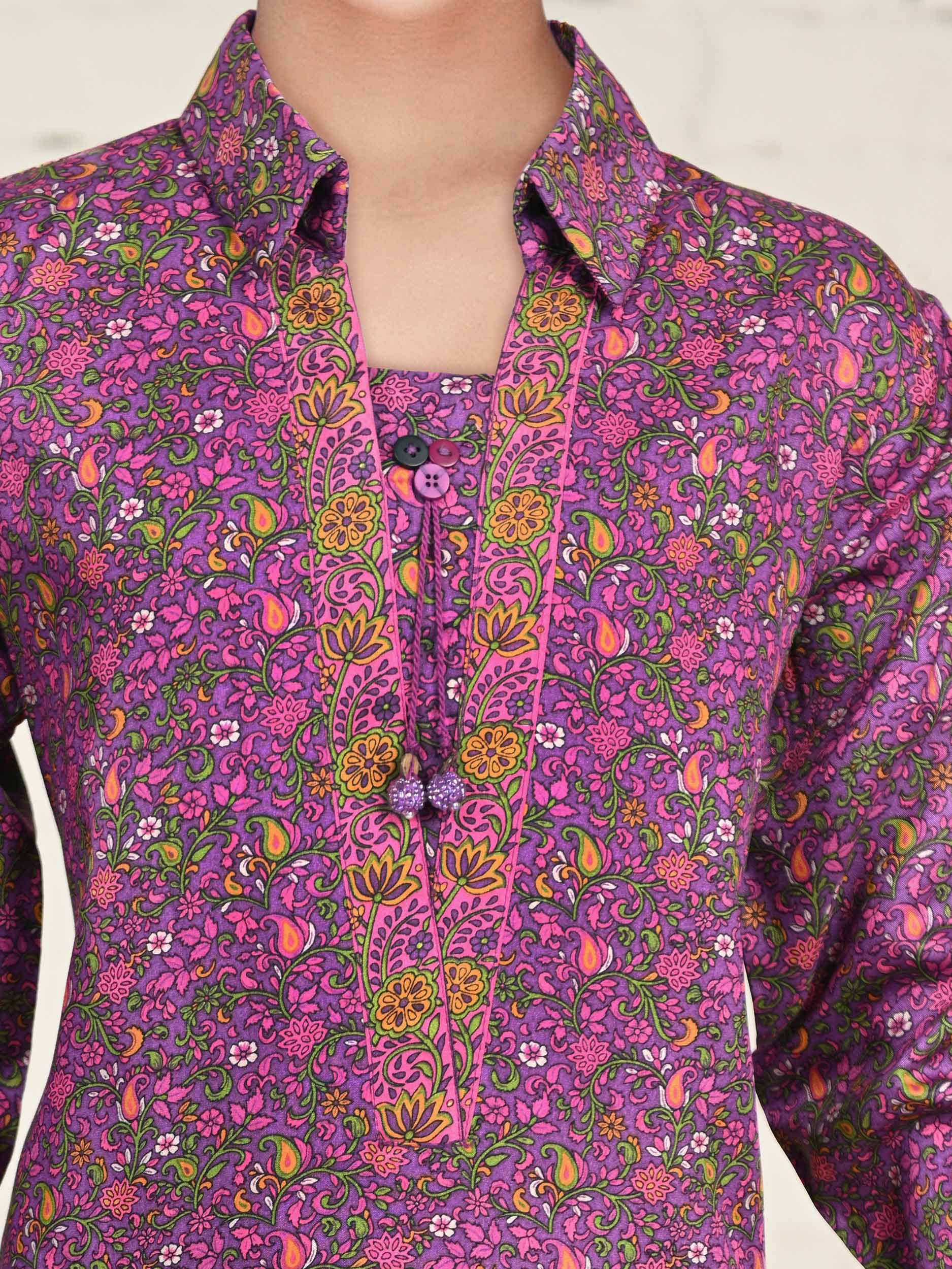 2 Piece Viscose Filament Suit (Pret) - Image 3