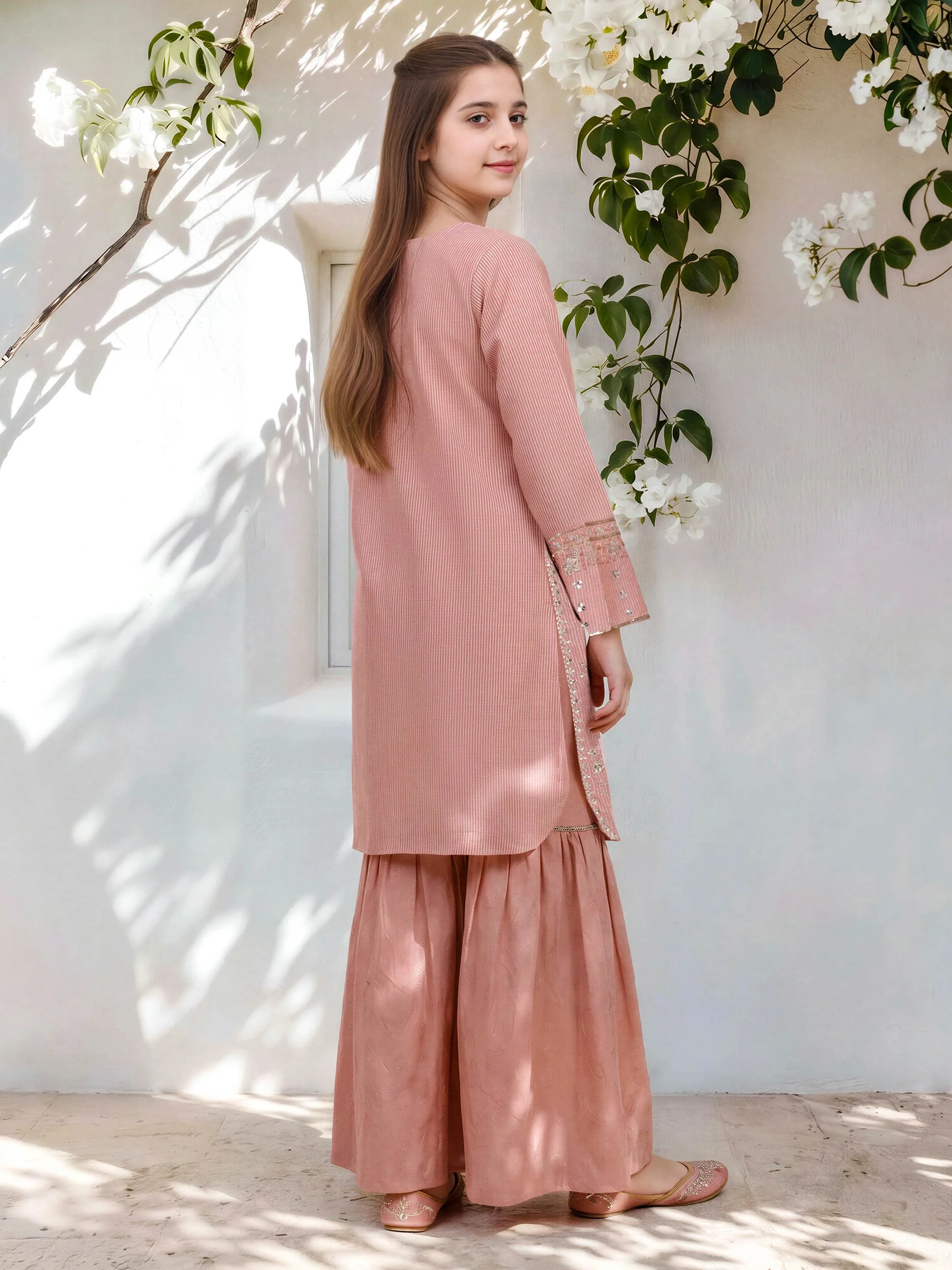 2 Piece Missouri Suit- Embroidered (Pret) - Image 3