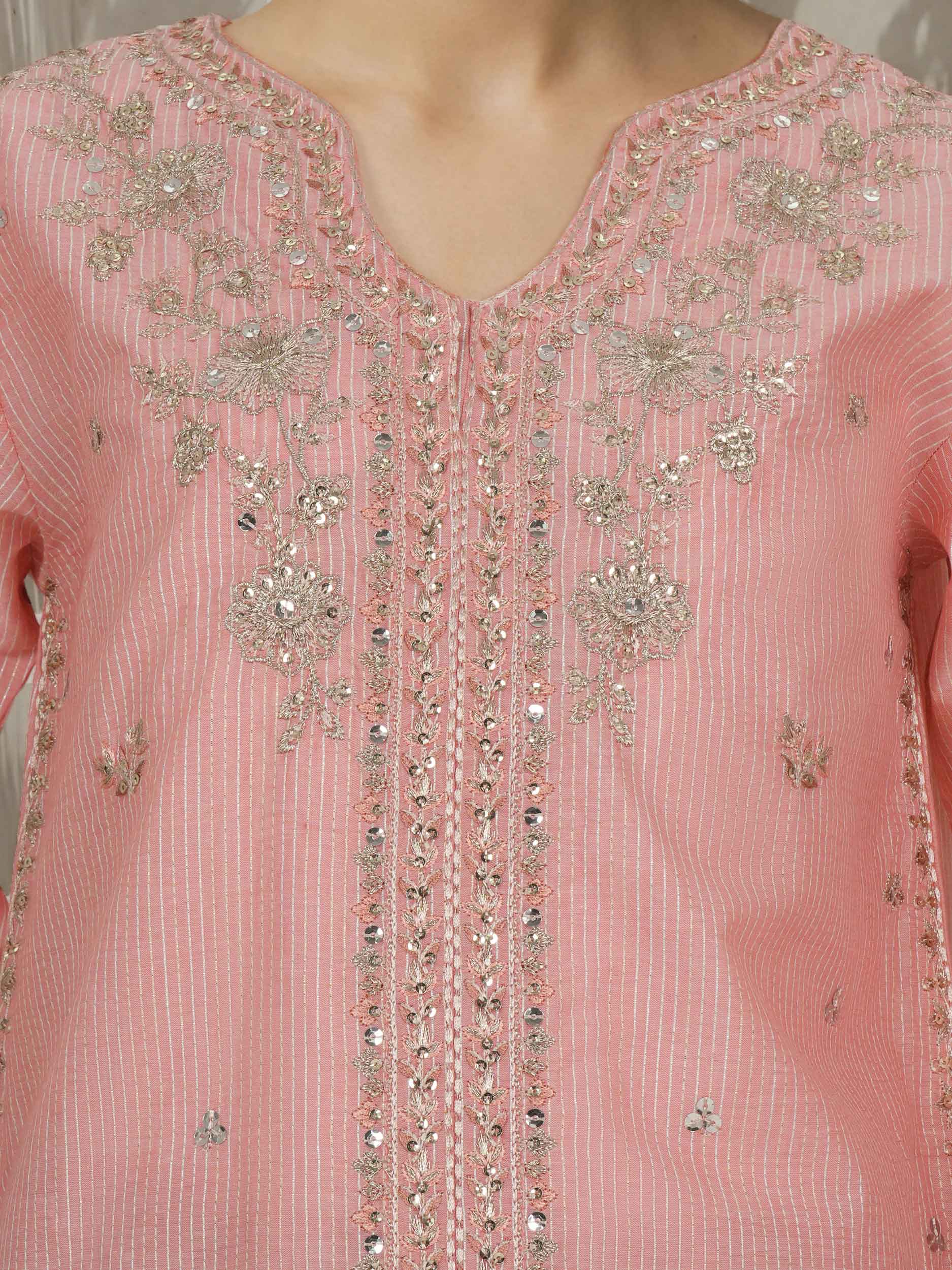 2 Piece Missouri Suit- Embroidered (Pret) - Image 4