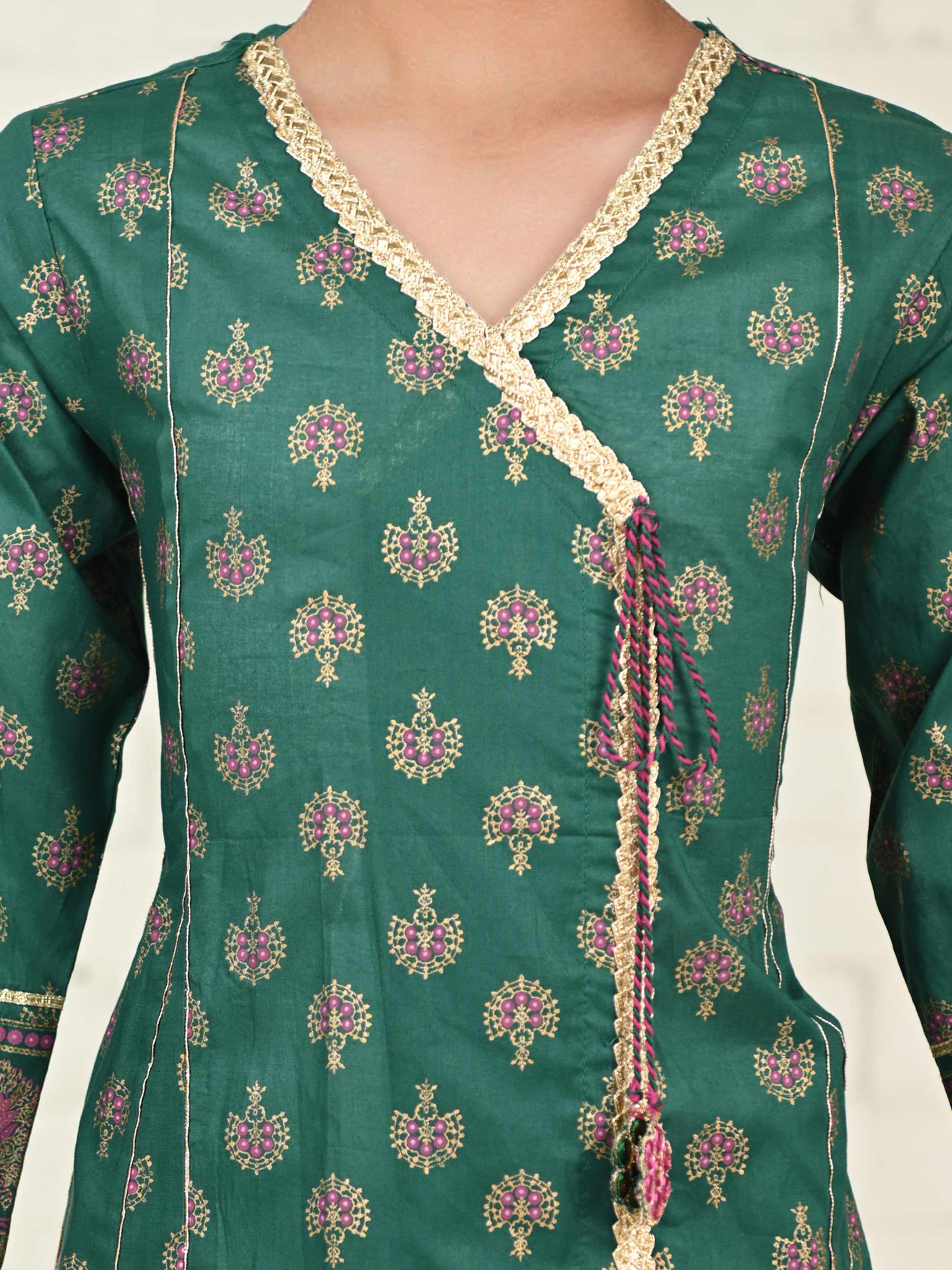 2 Piece Cambic Suit- (Pret) - Image 3