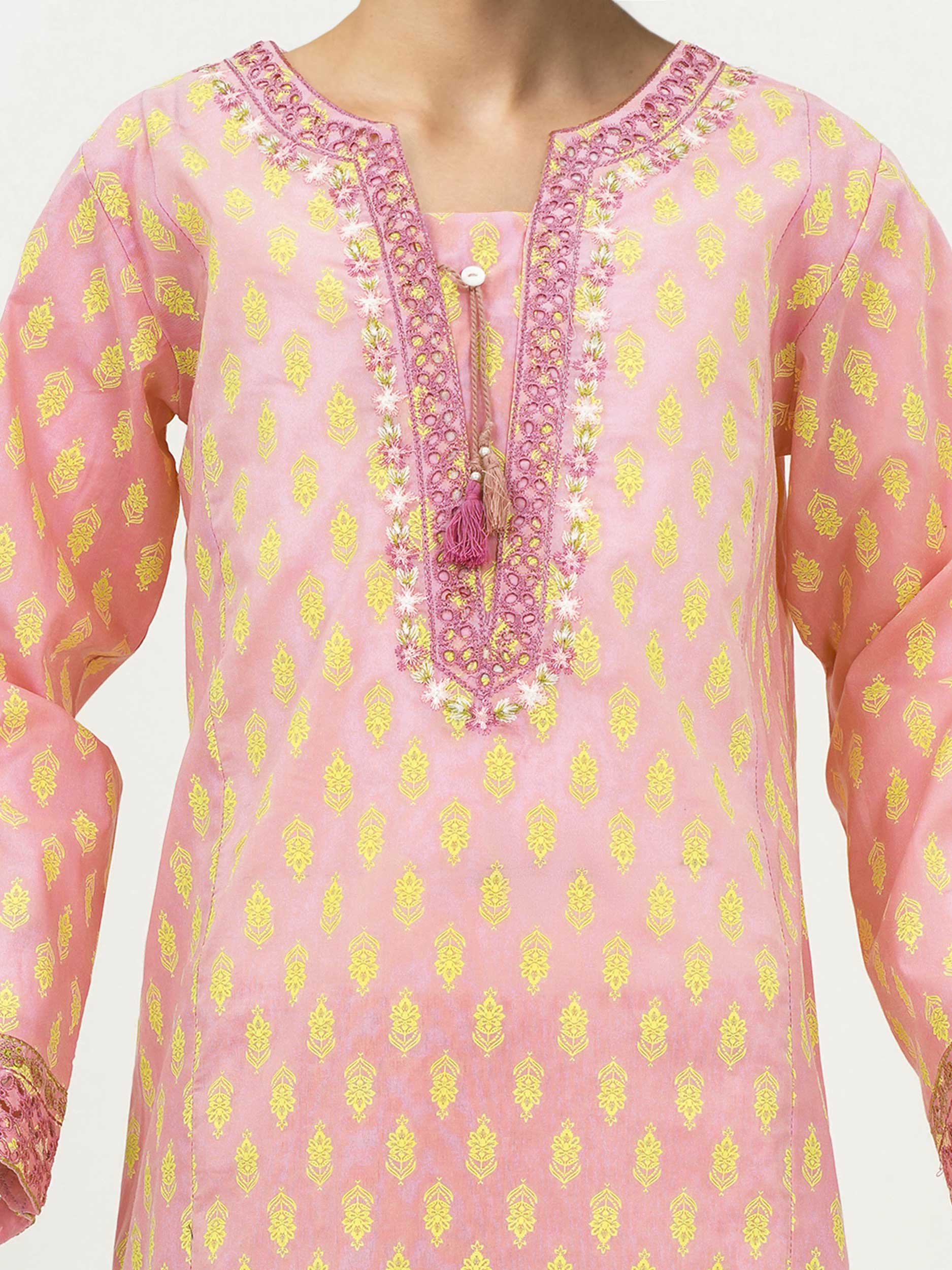 2 Piece Lawn Suit- Embroidered (Pret) - Image 3