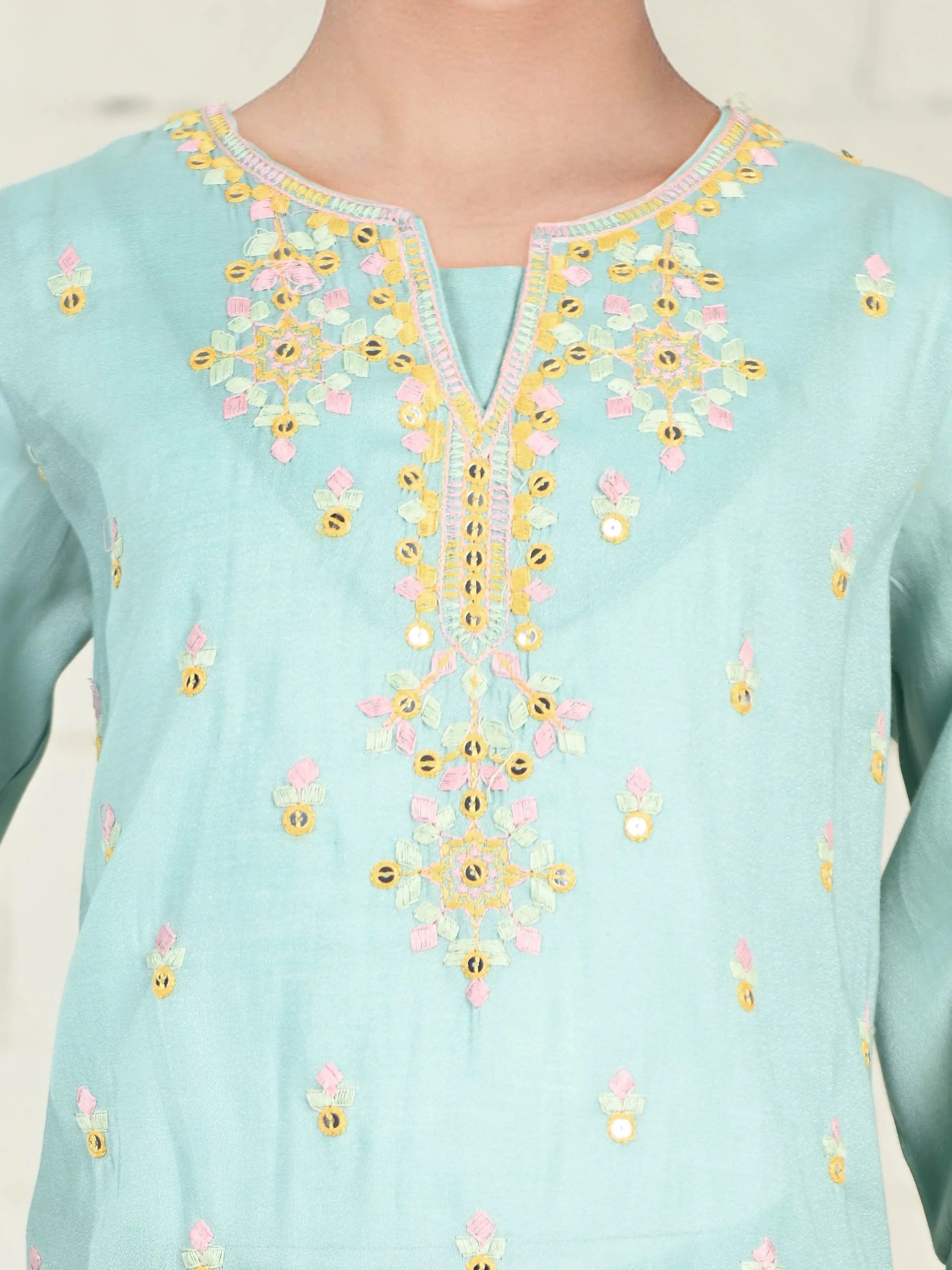 2 Piece Moonlight  Suit- Embroidered (Pret) - Image 3