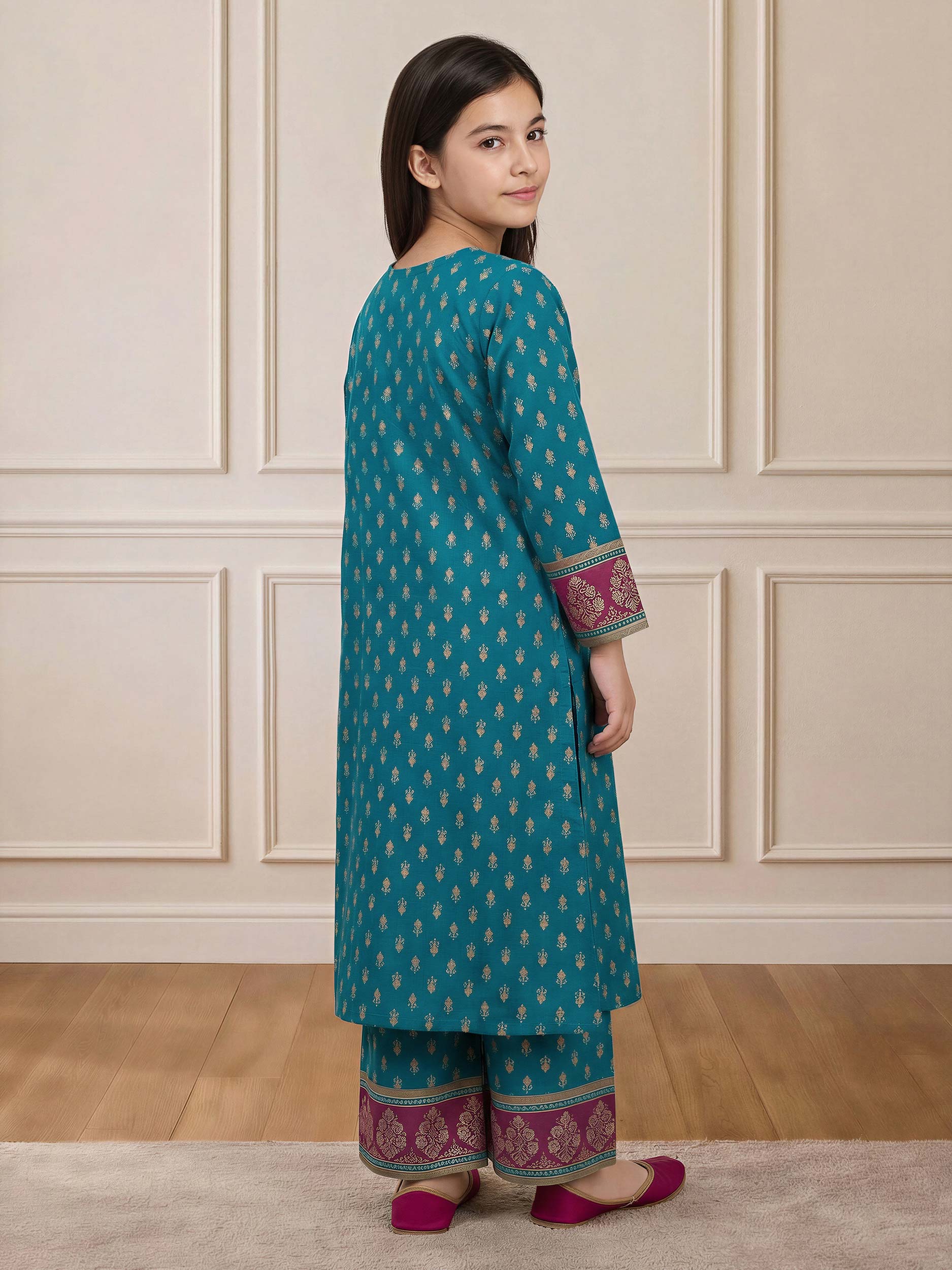 2 Piece Lawn Suit- Embroidered (Pret) - Image 3