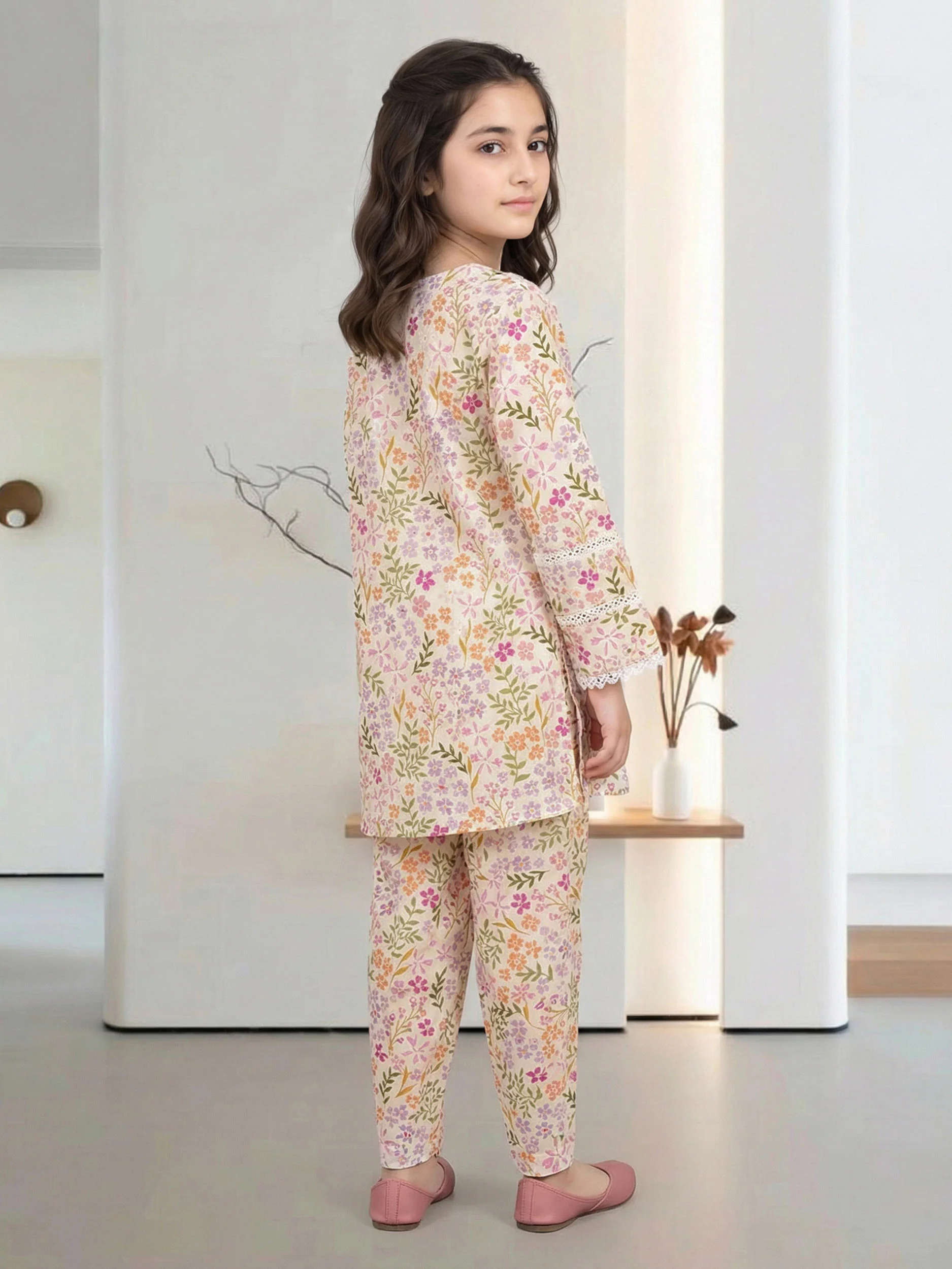 2 Piece Lawn Suit (Pret) - Image 3