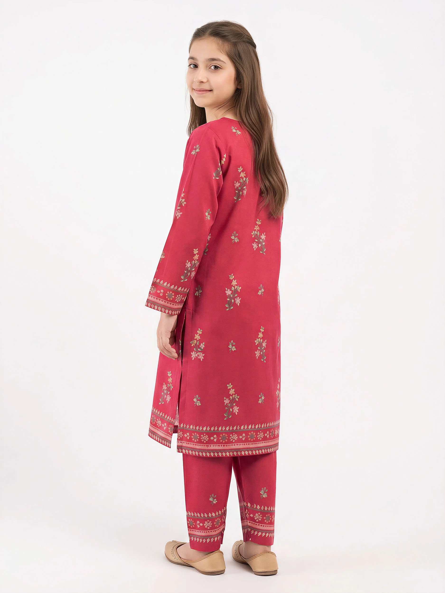 2 Piece Cambric Suit (Pret) - Image 3