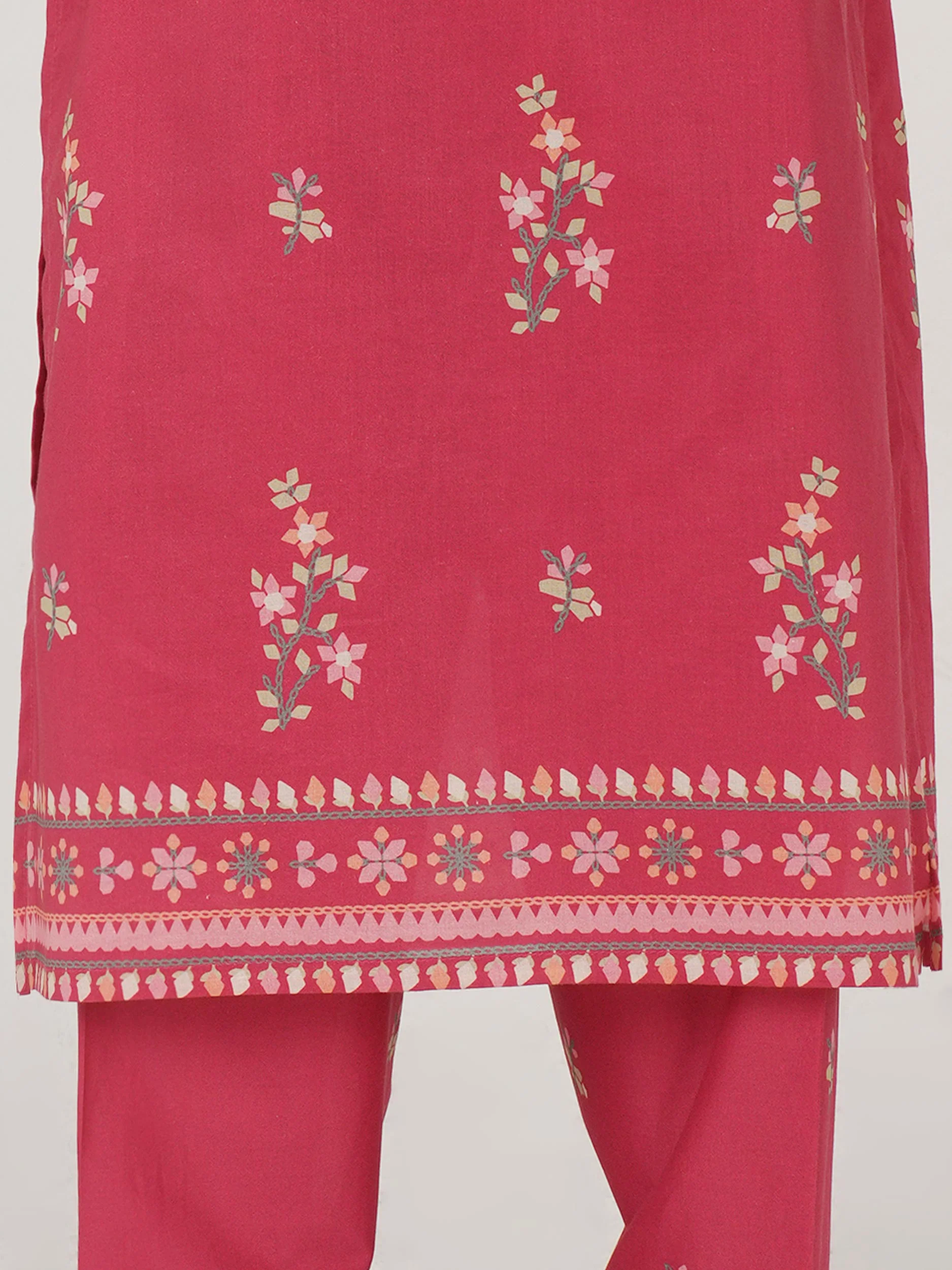 2 Piece Cambric Suit (Pret) - Image 4