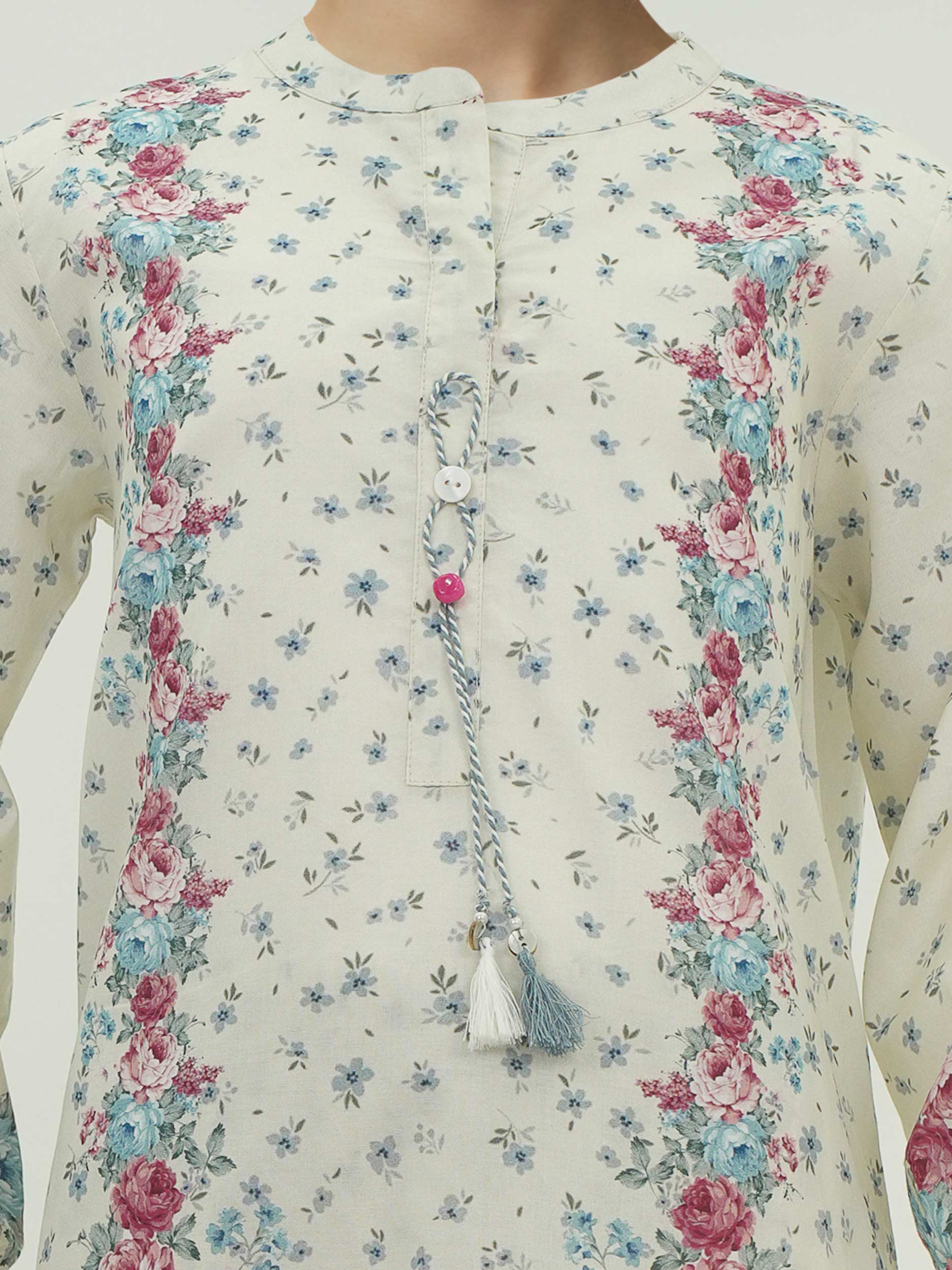 2 Piece Cambric Suit (Pret) - Image 4