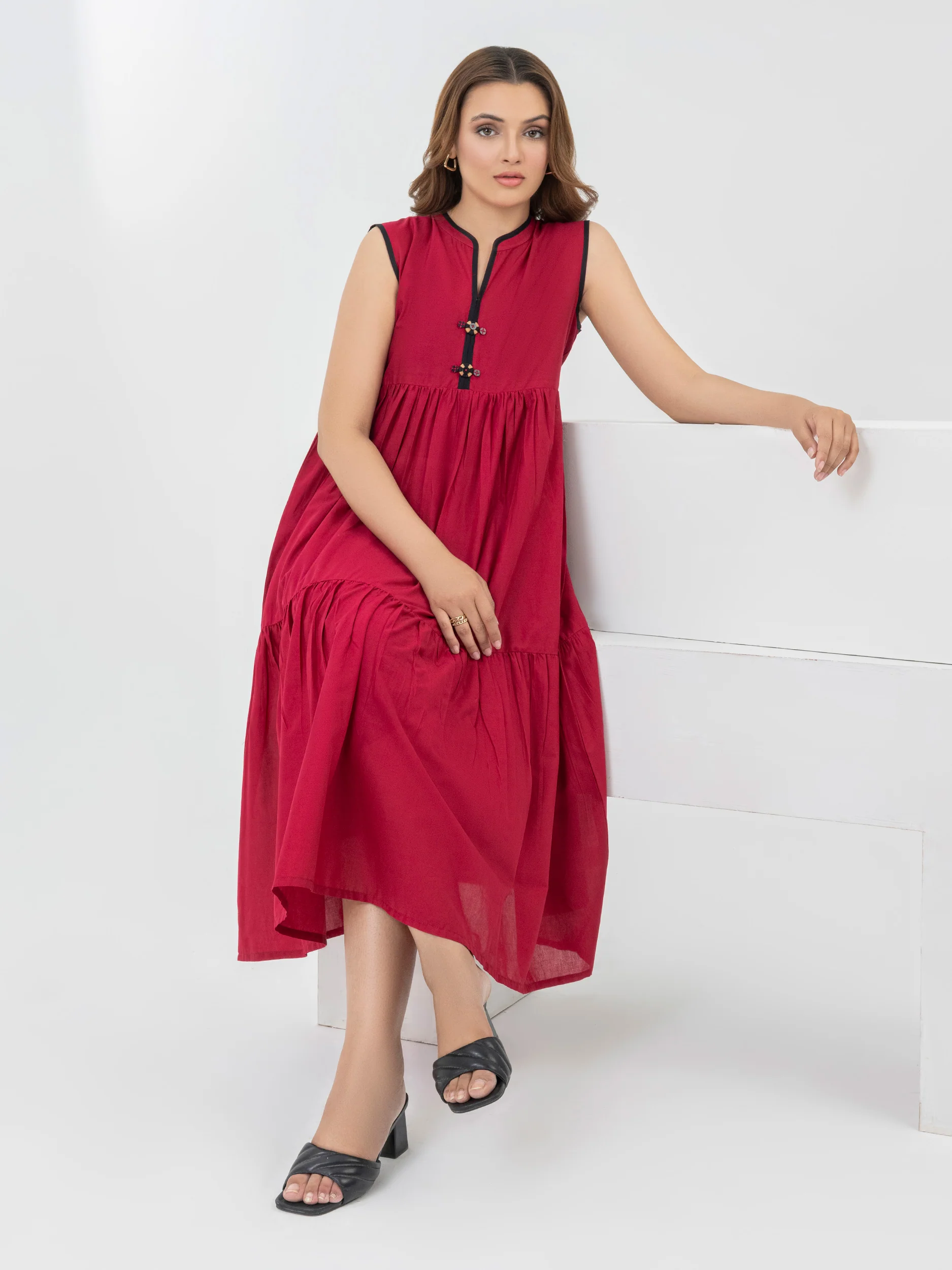 Satin Dress - Image 2