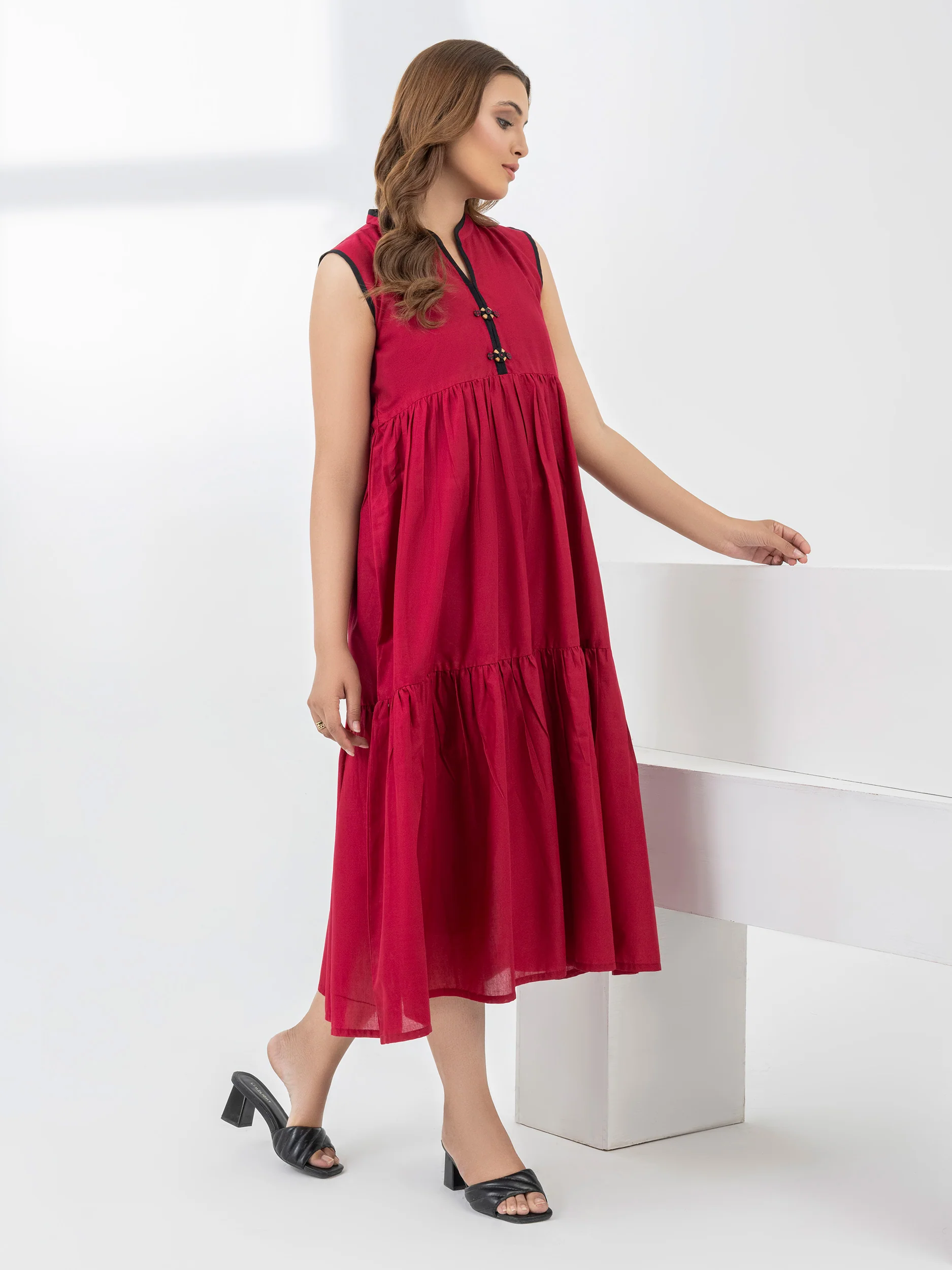 Satin Dress - Image 3