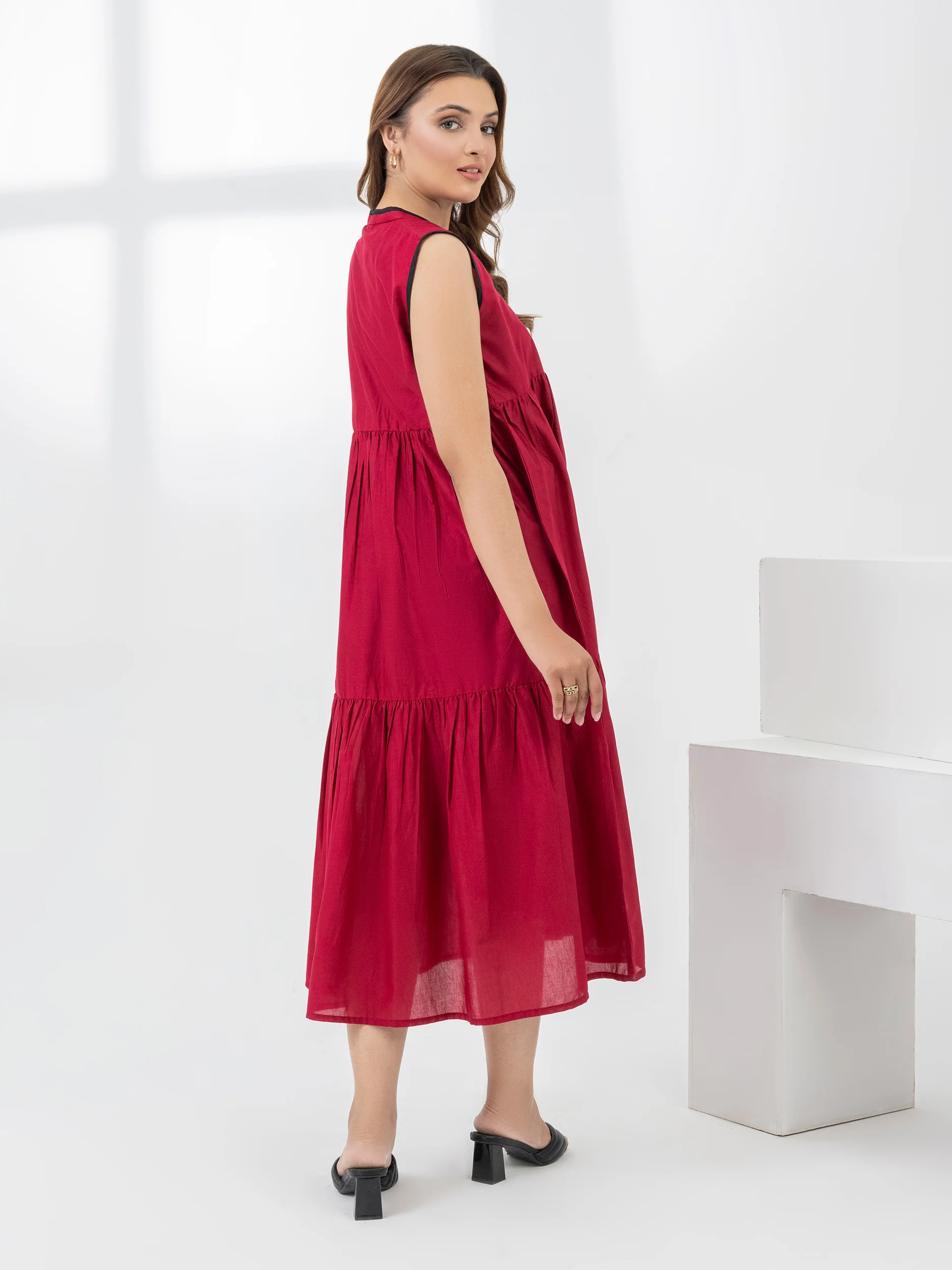Satin Dress - Image 5