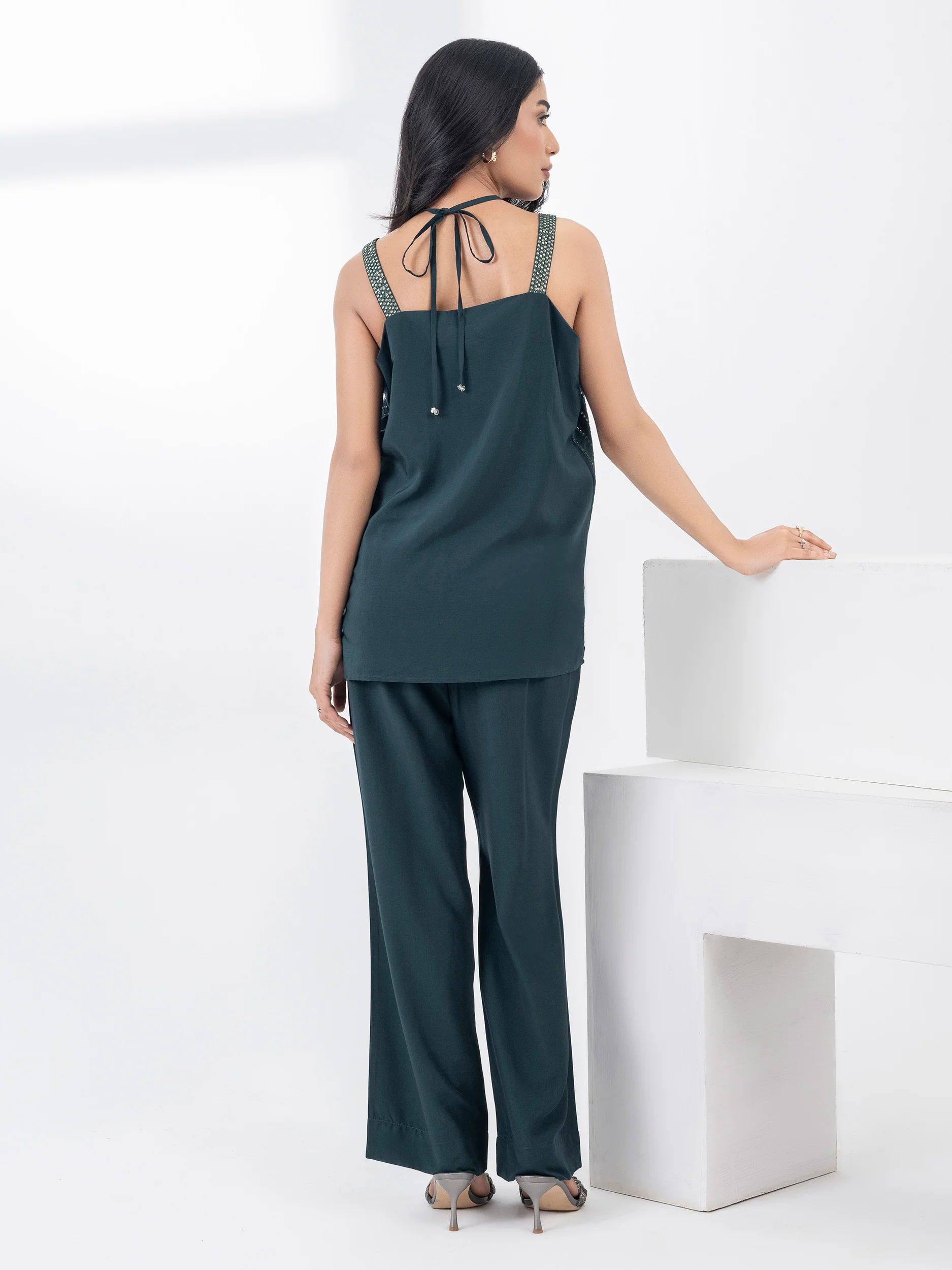 Silk Co-Ord Set- Embroidered - Image 5