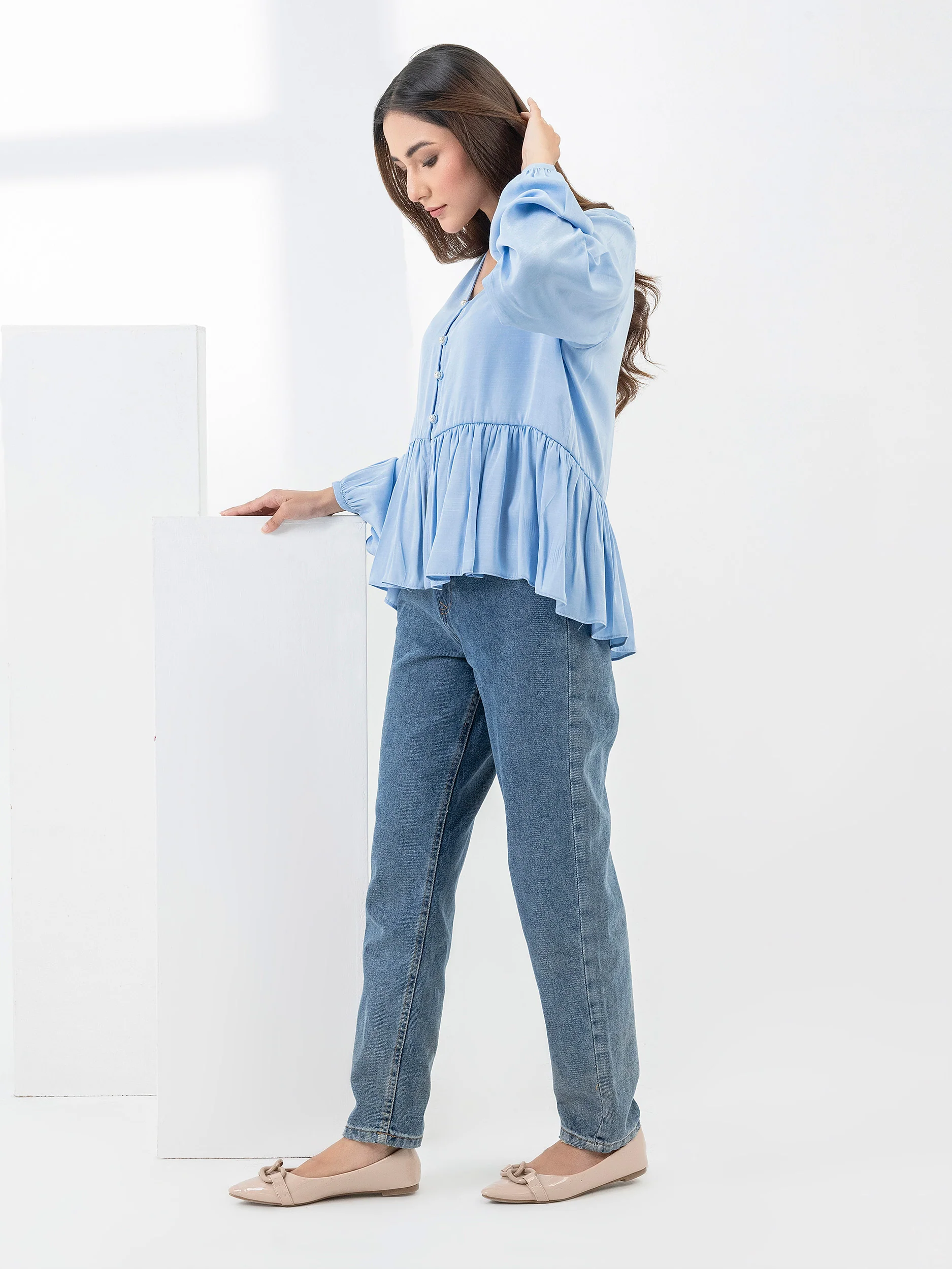 Raw Silk Top - Image 3