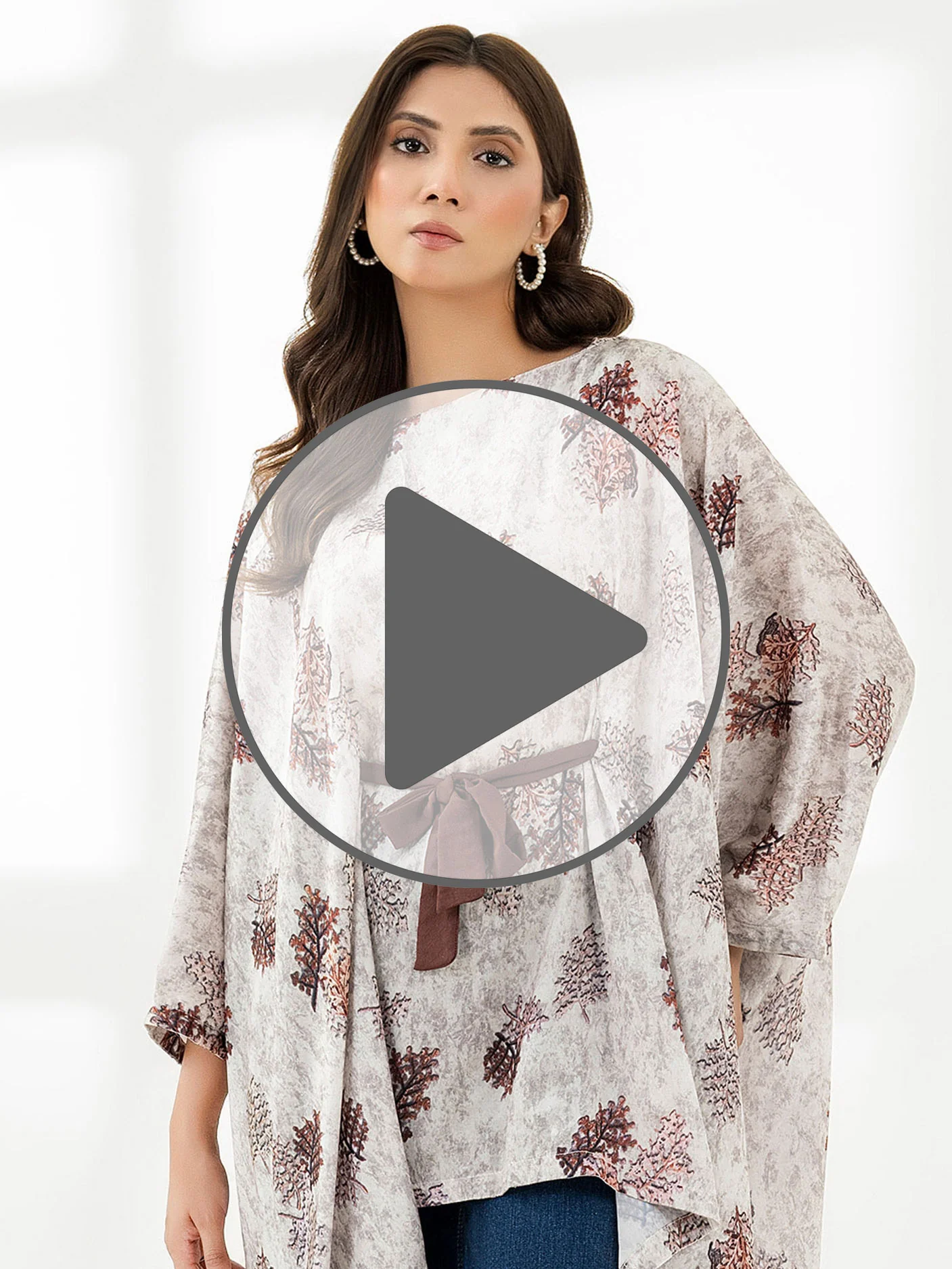 Printed Silk Kaftan - Image 8