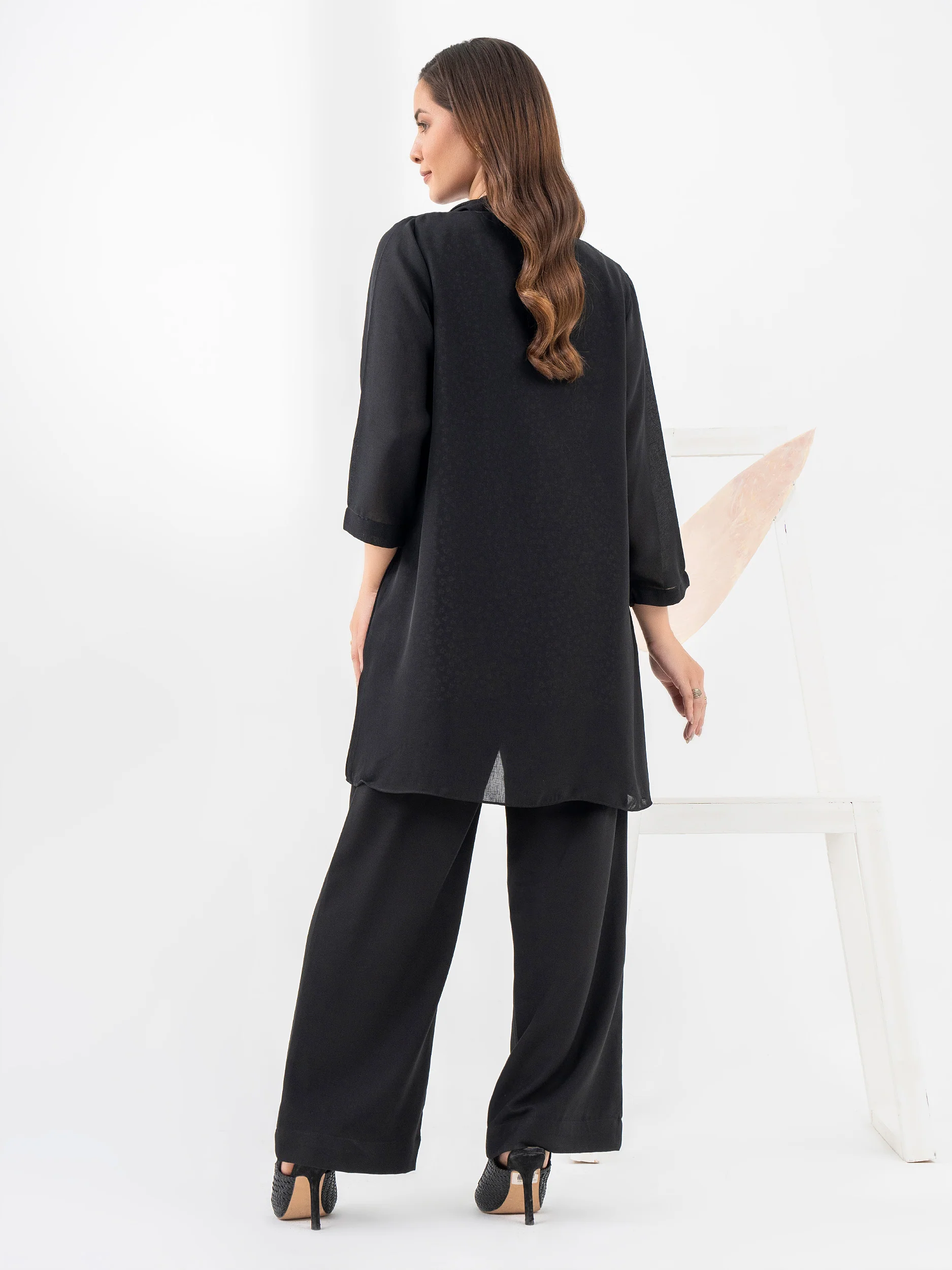Georgette Cardigan With Slip - Image 5
