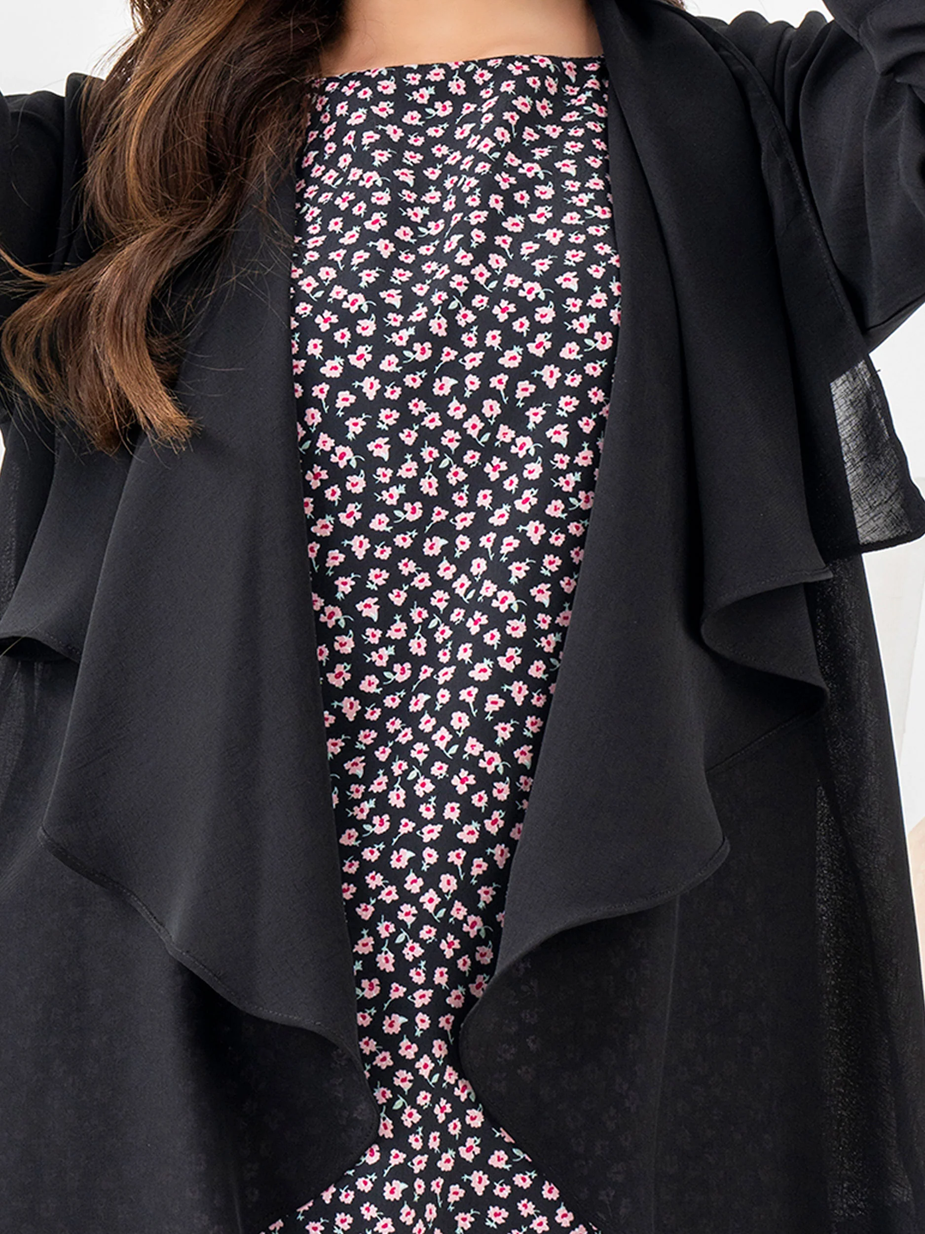 Georgette Cardigan With Slip - Image 6