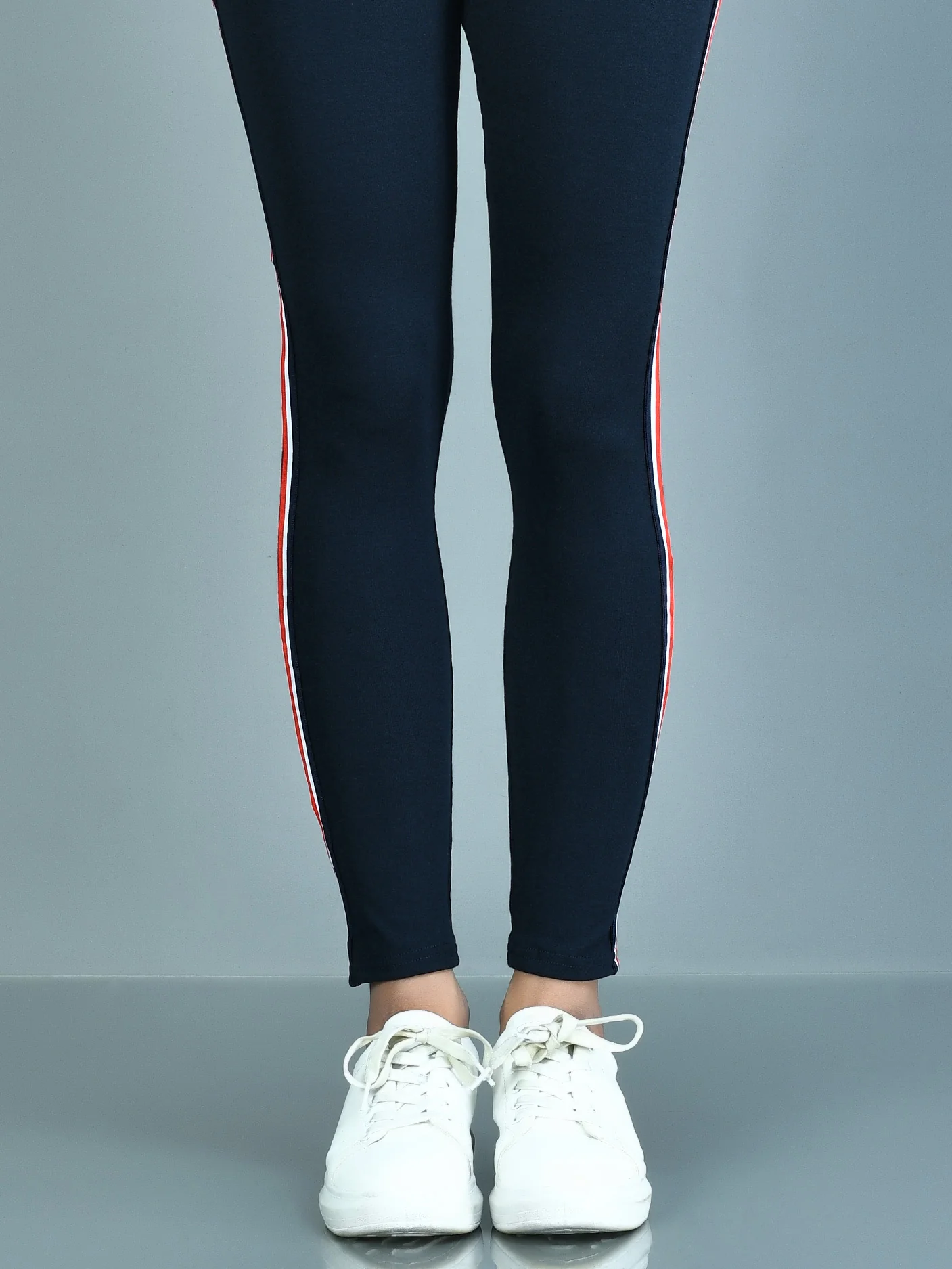 Dual Tone  Striped Tights - Image 2