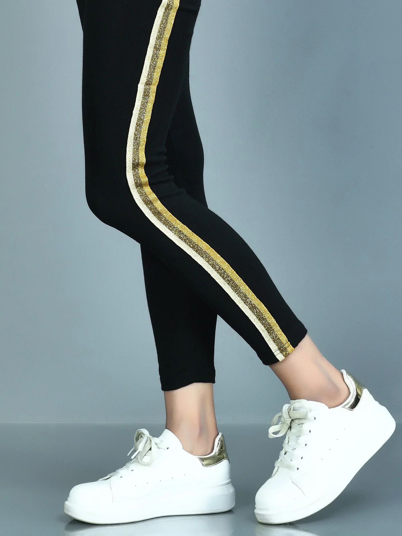 Shimmer Striped Tights - Image 3