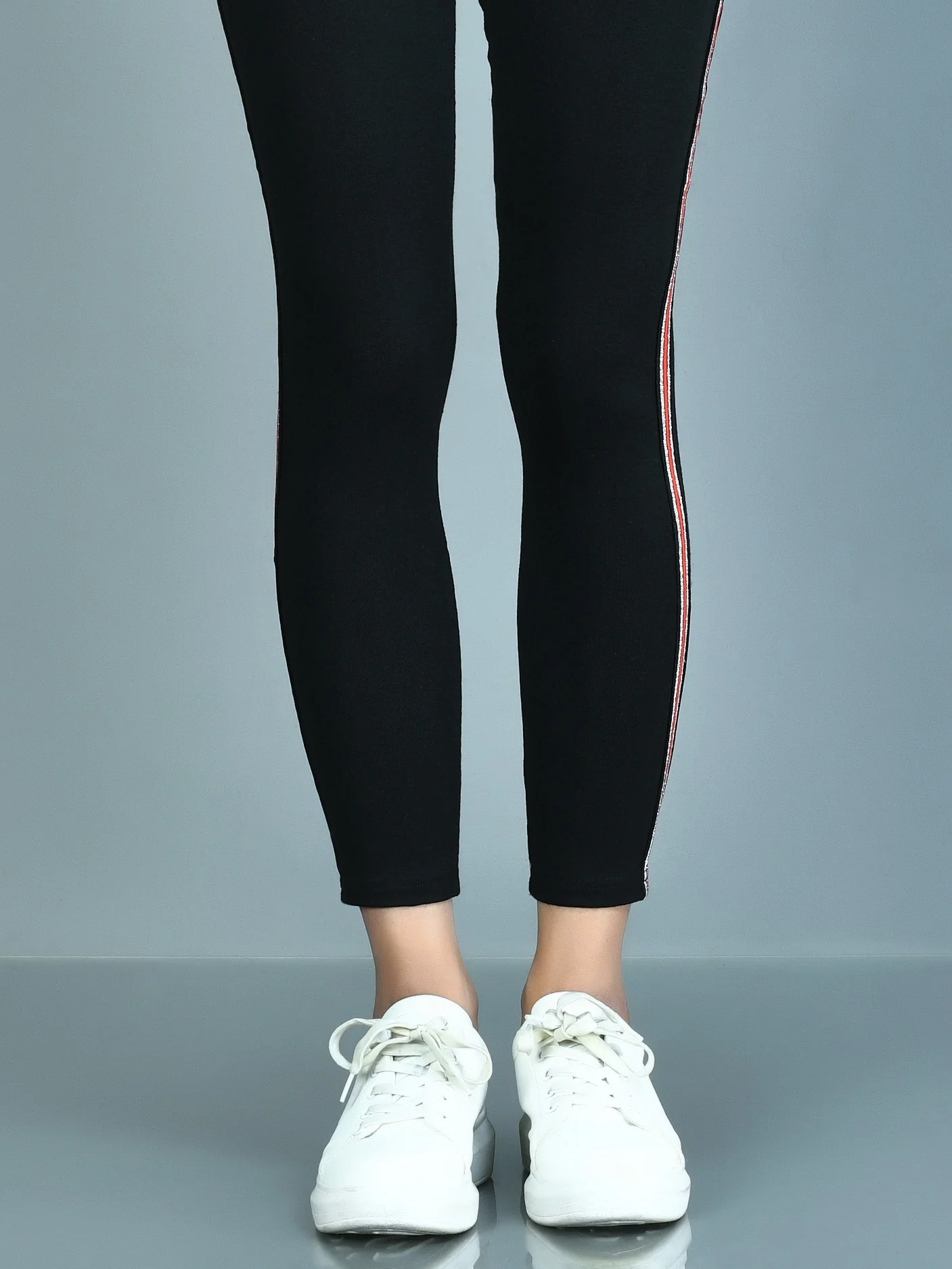 Shimmer Striped Tights - Image 2