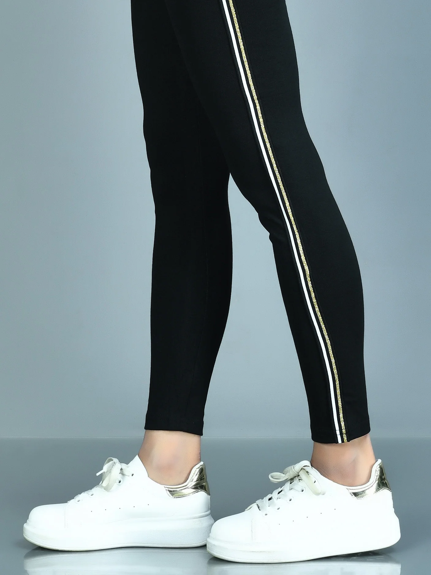 Shimmer Striped Tights - Image 3