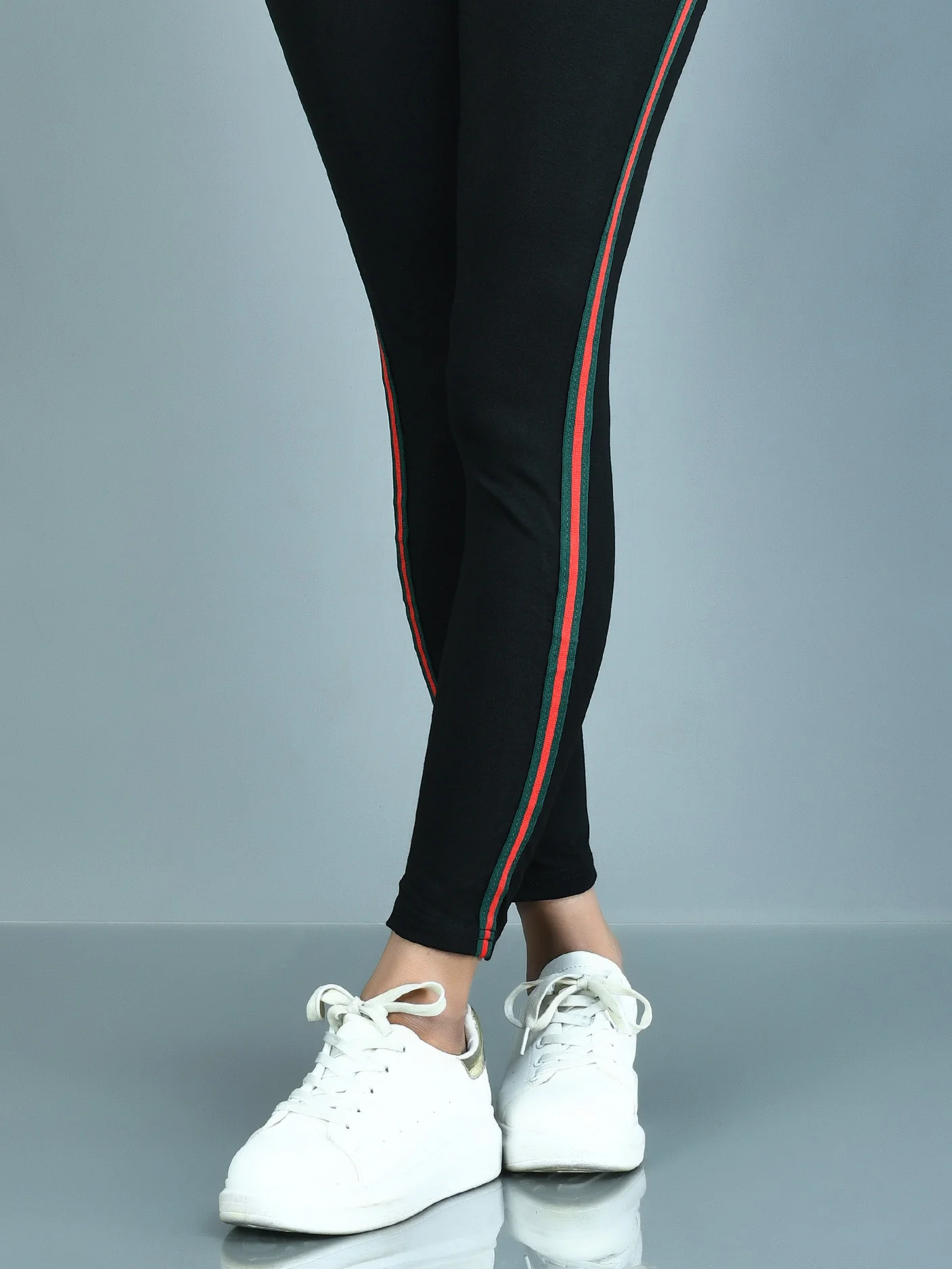 Dual Tone  Striped Tights - Image 3
